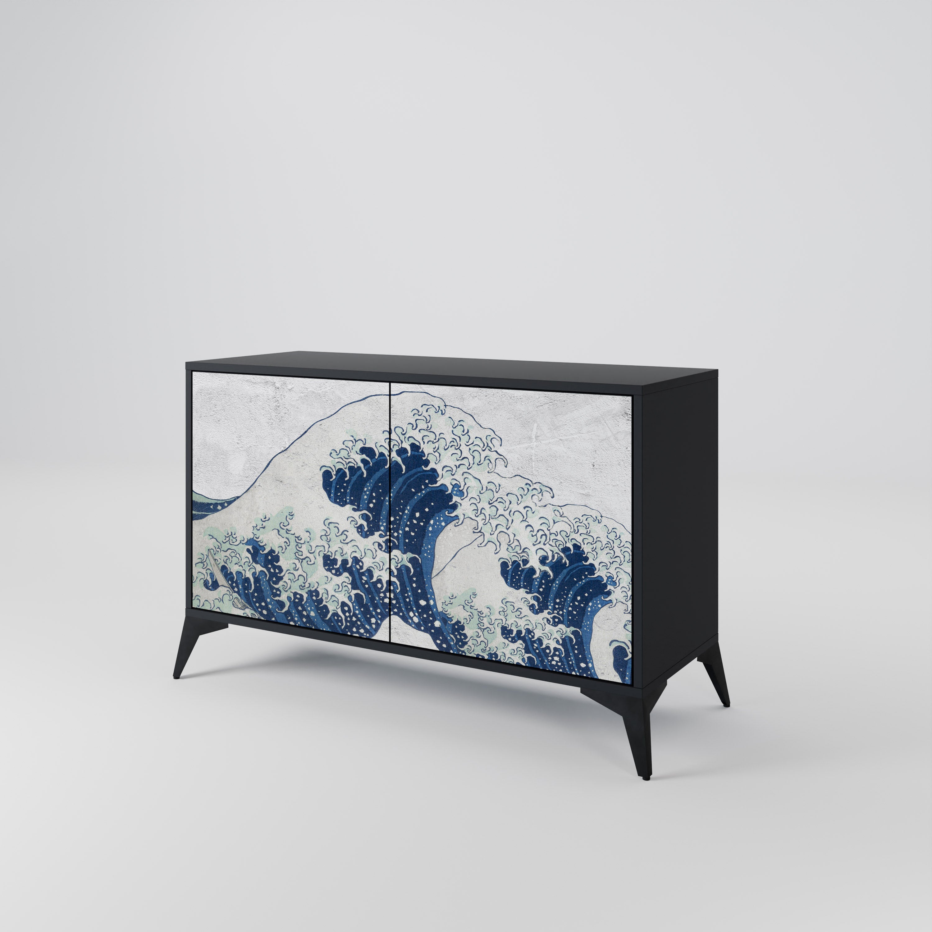 THE GREAT WAVE AT KANAGAWA 2-Door Sideboard
