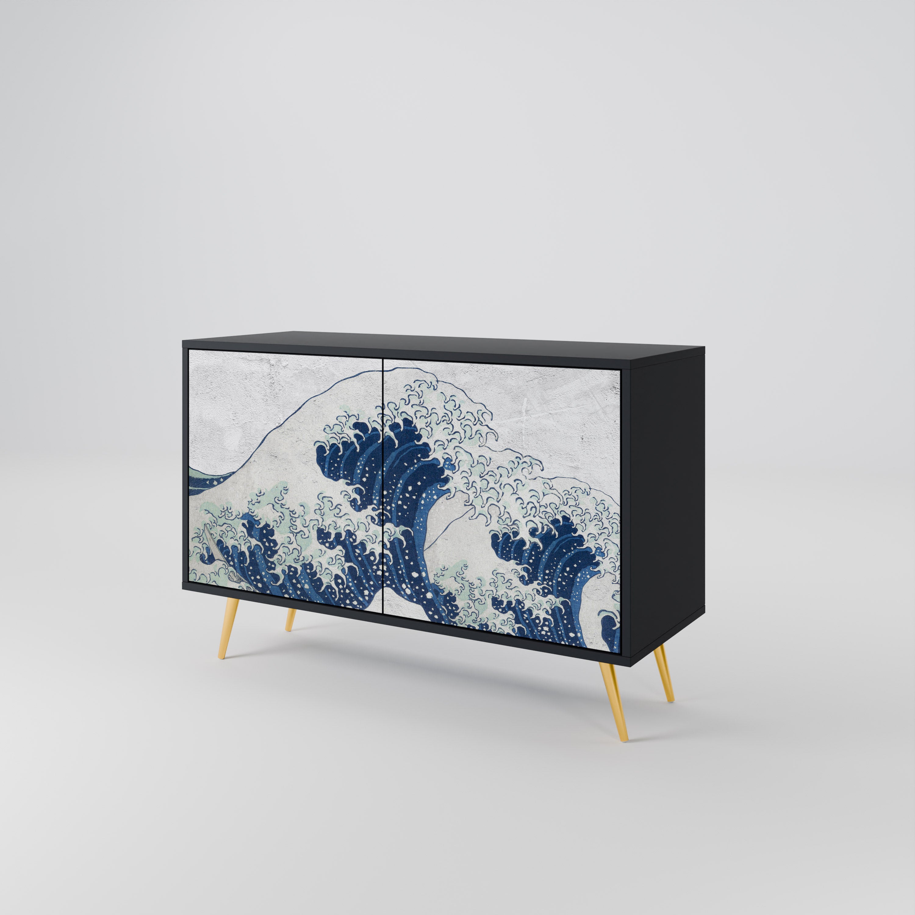 THE GREAT WAVE AT KANAGAWA 2-Door Sideboard