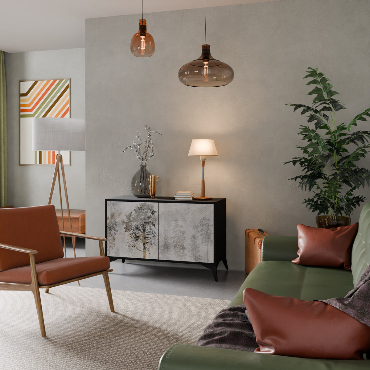 FADE IN THE TREES 2-Door Sideboard
