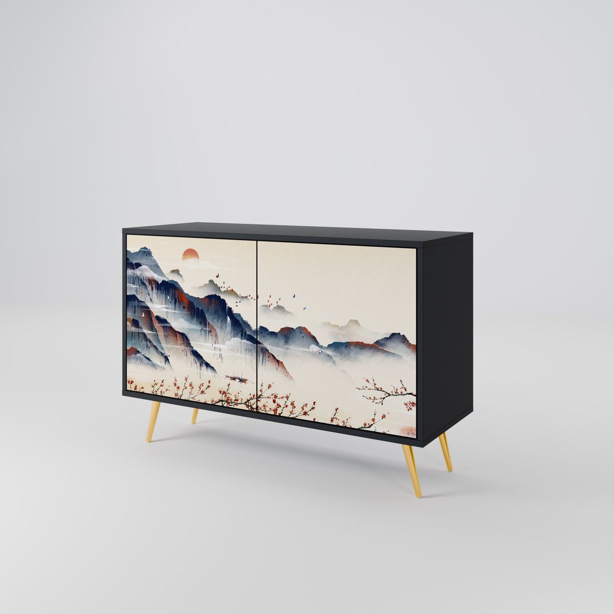JAPANESE LANDSCAPE Μπουφές 2-θυρών