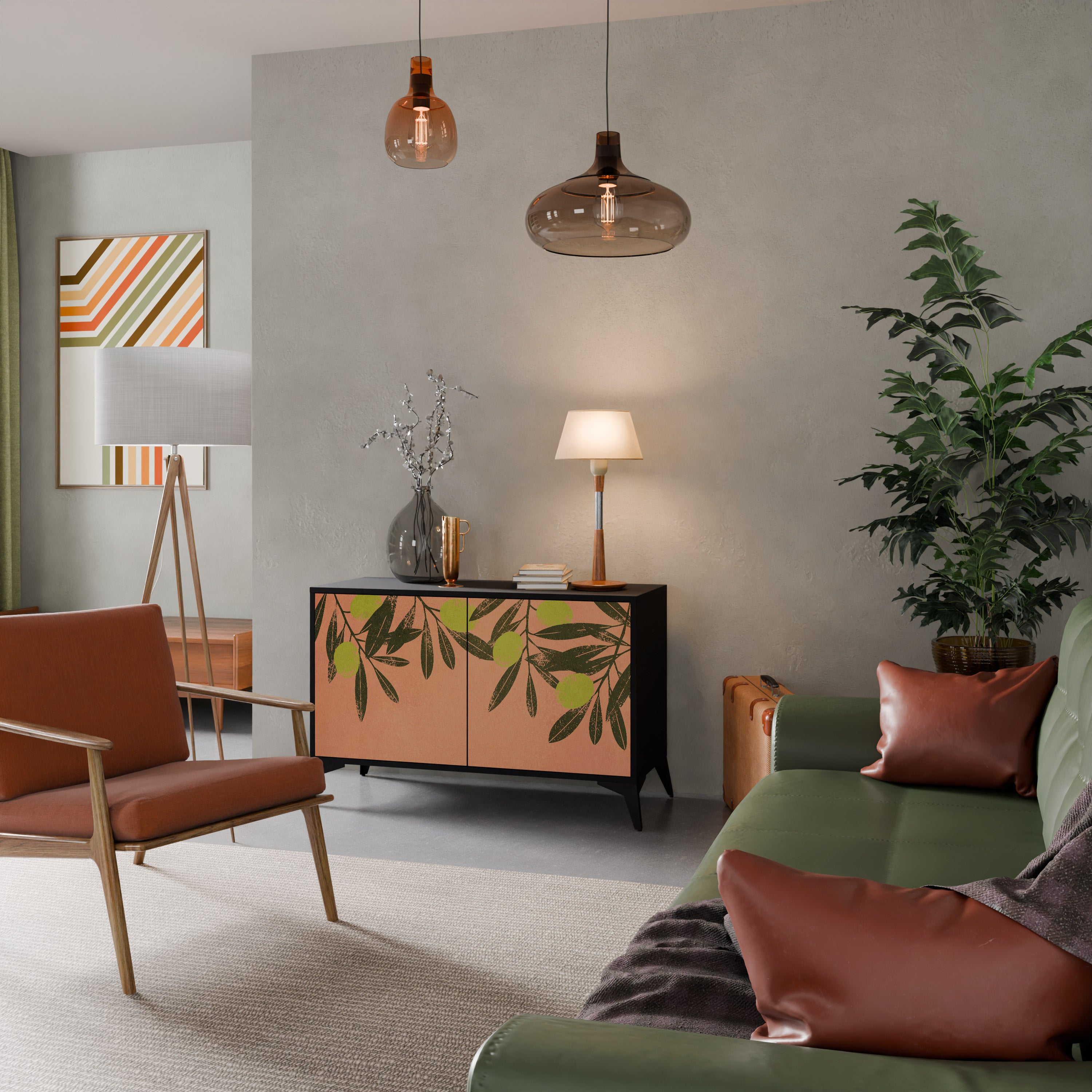 JUICY OLIVES Skänk med två dörrar