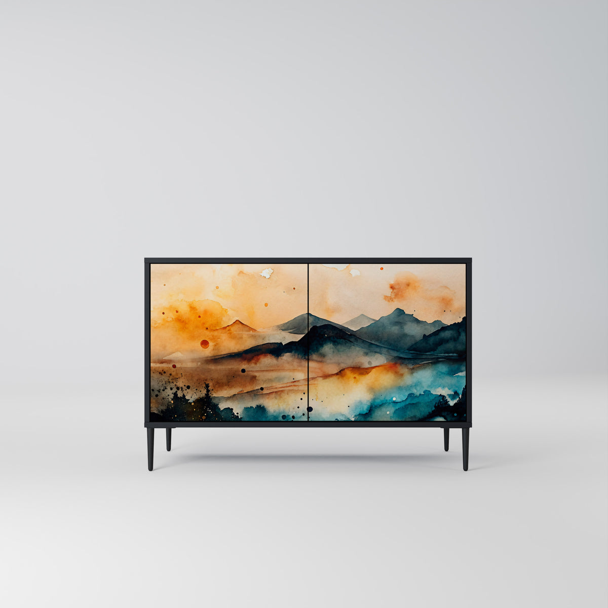 OMINOUS MOUNTAINS 2-türiges Sideboard