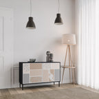 TROPICAL SHAPES Skänk med två dörrar