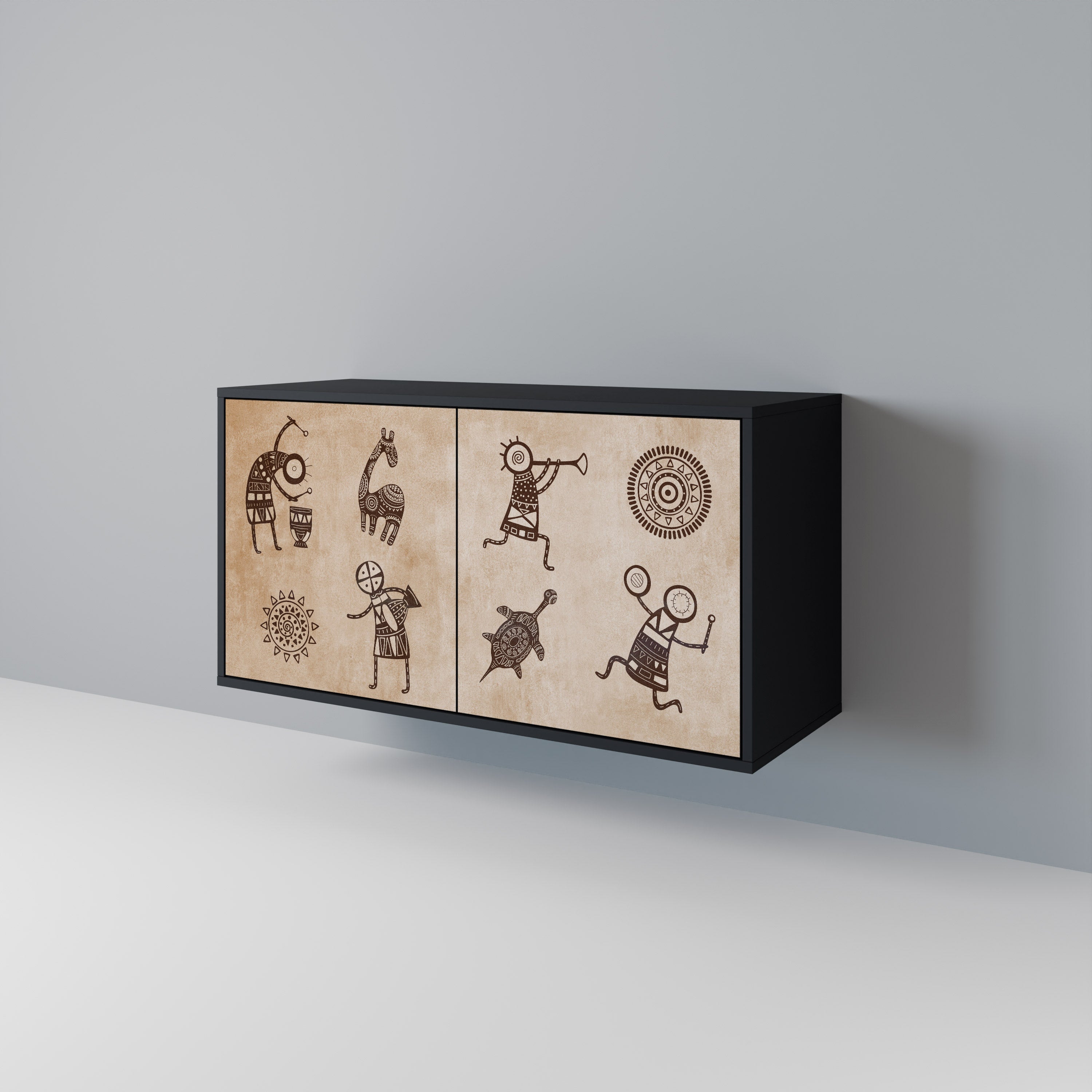 AFRICAN STYLE 2-Door Sideboard