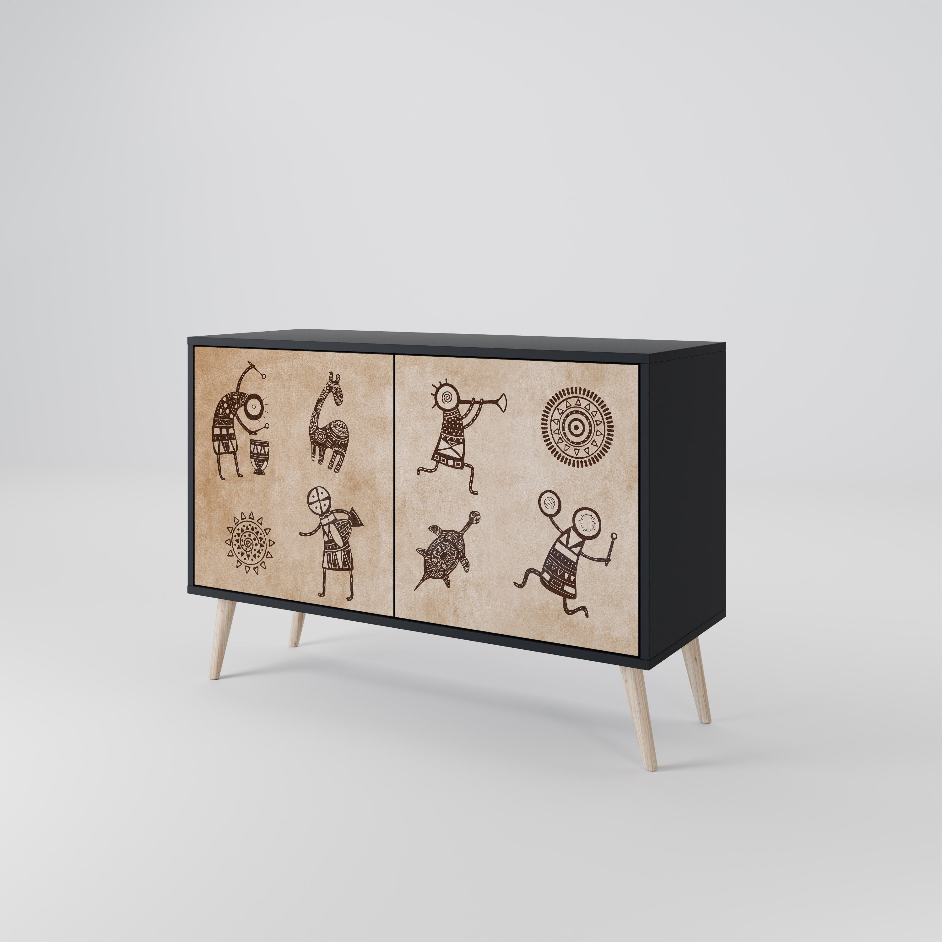 AFRICAN STYLE 2-Door Sideboard