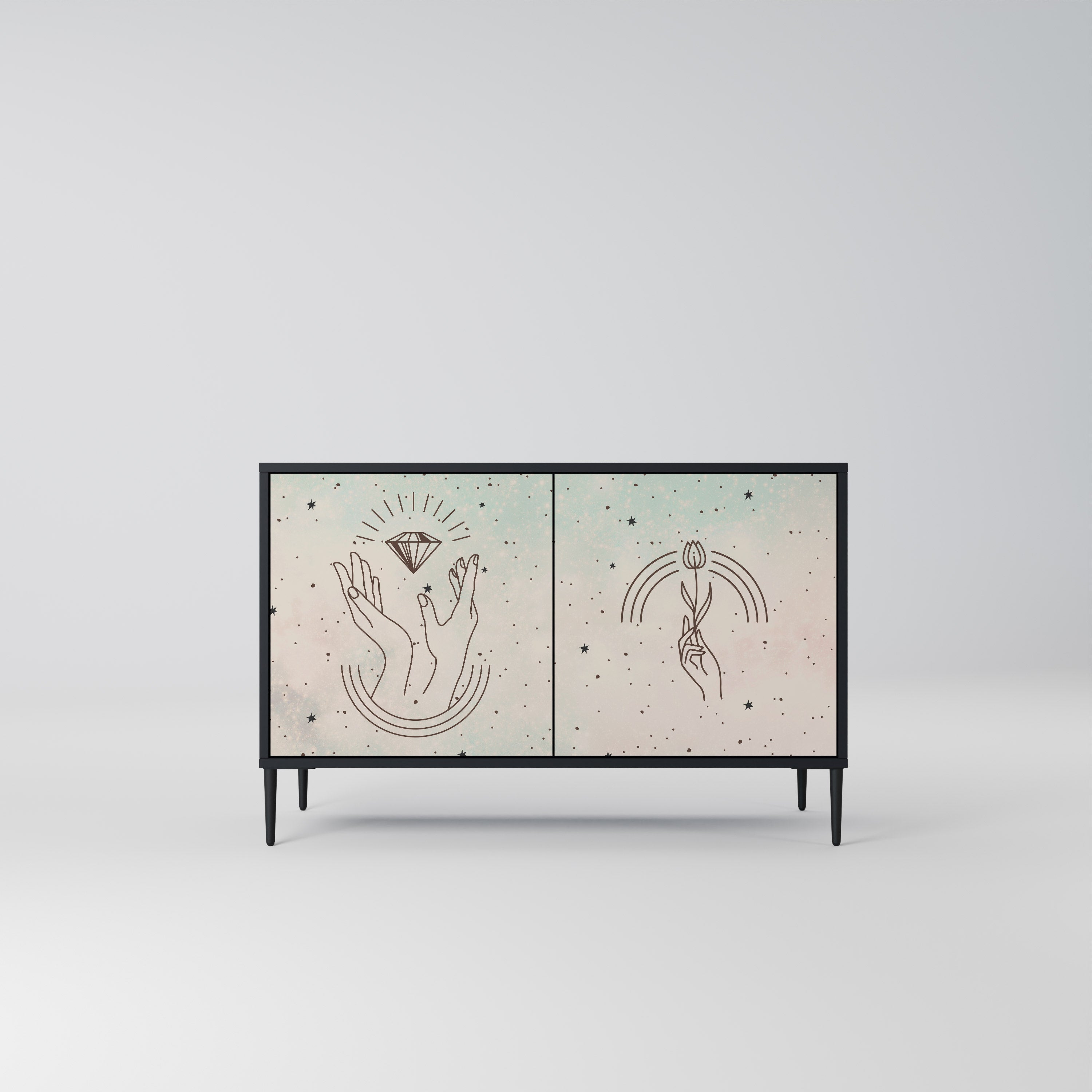 DELICATE BEAUTY 2-Door Sideboard