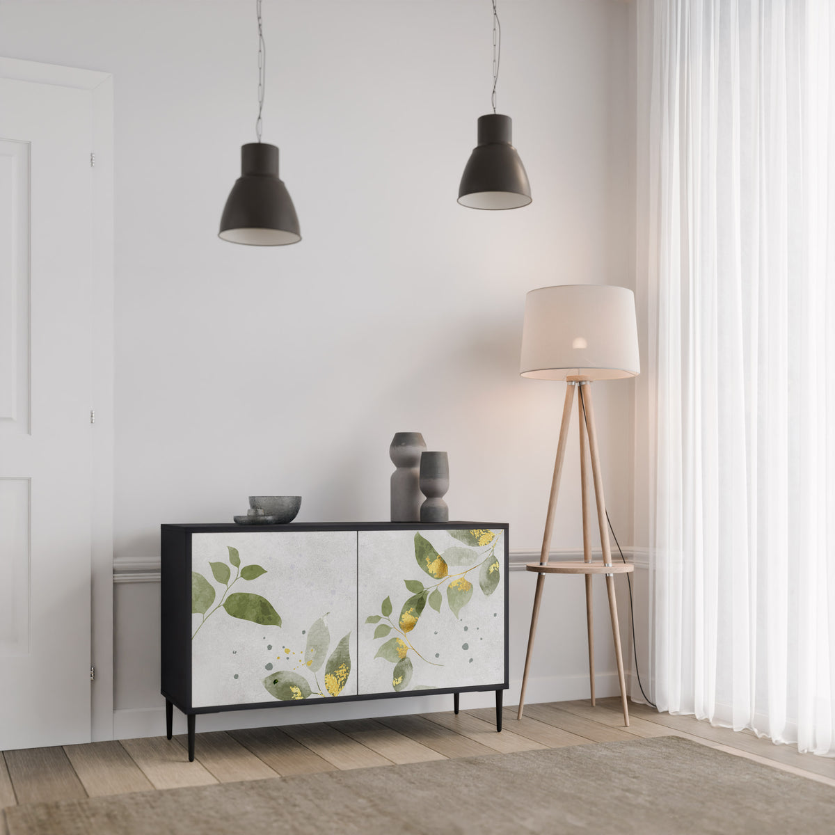 ELEGANT BOTANICS Μπουφές 2-θυρών