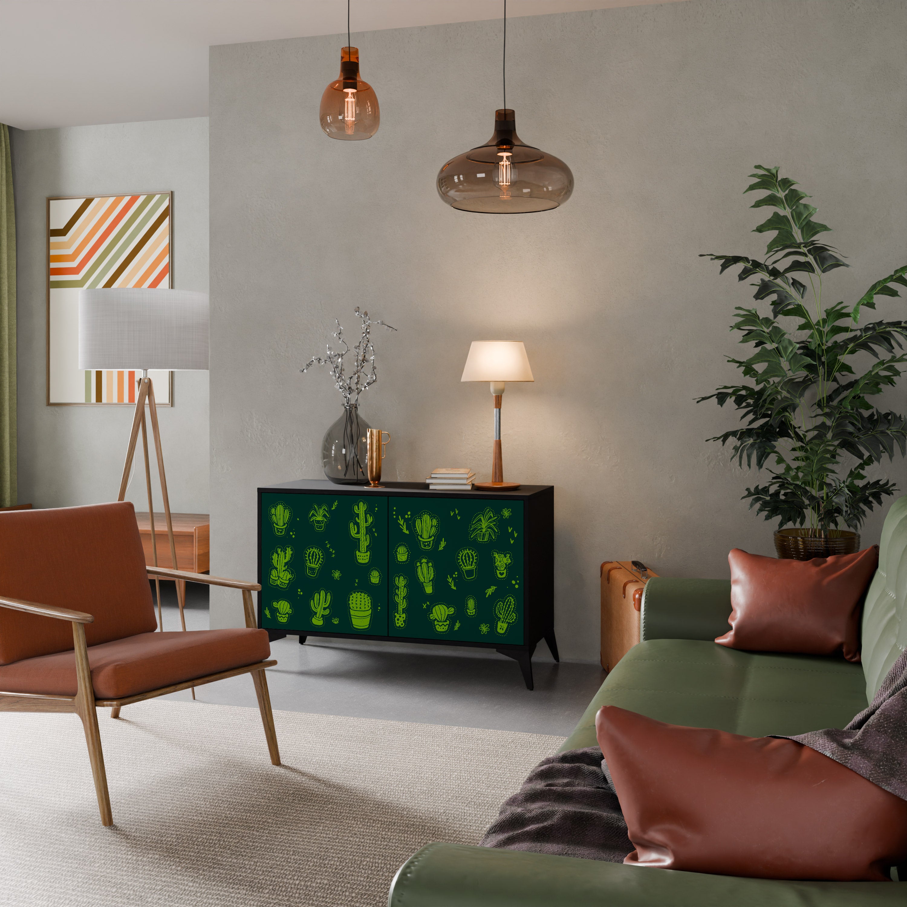 DESERT GREEN 2-Door Sideboard