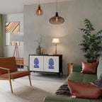 POLISH FOLK ART 2-Door Sideboard