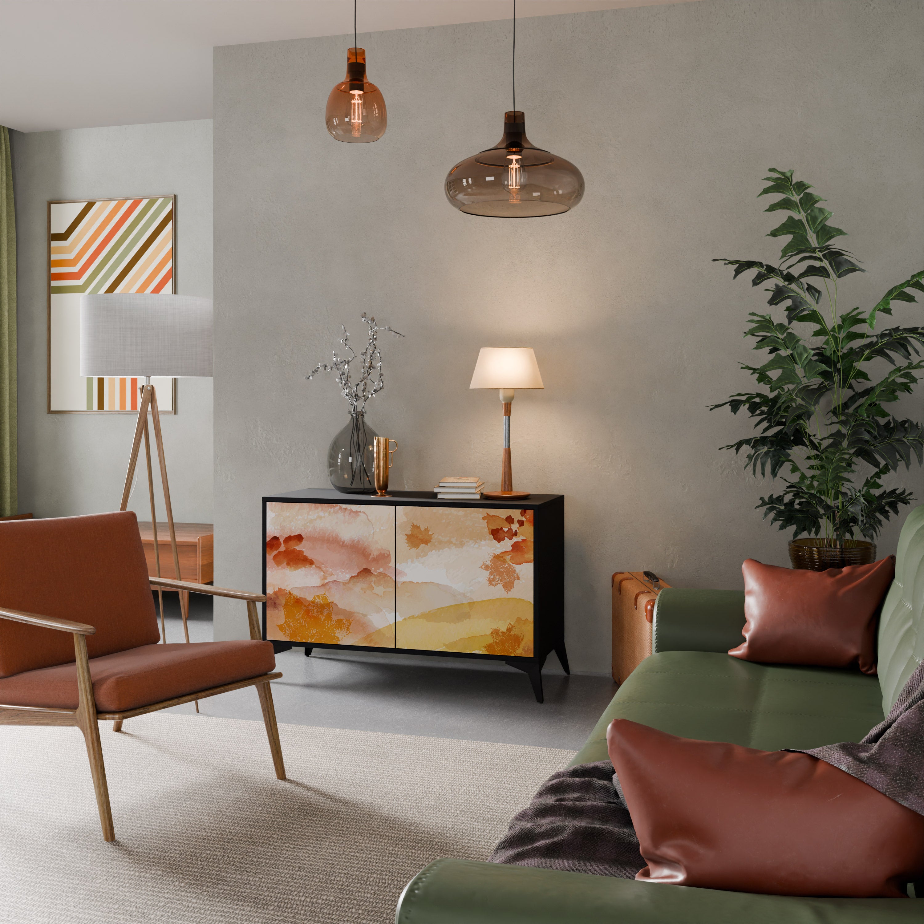 TRACES OF AUTUMN Aparador de 2 Puertas