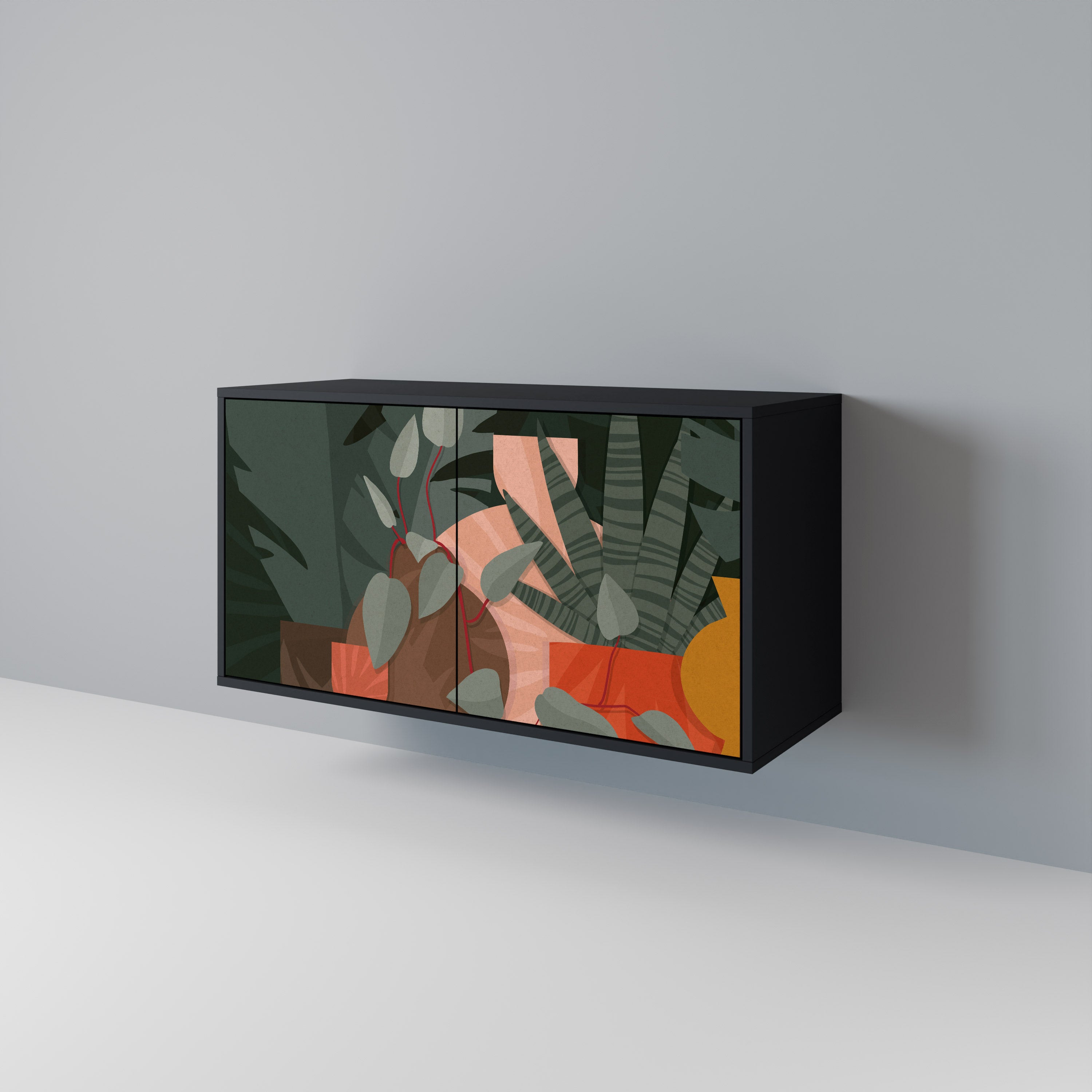 TROPICAL COMPOSITION 2-Door Sideboard