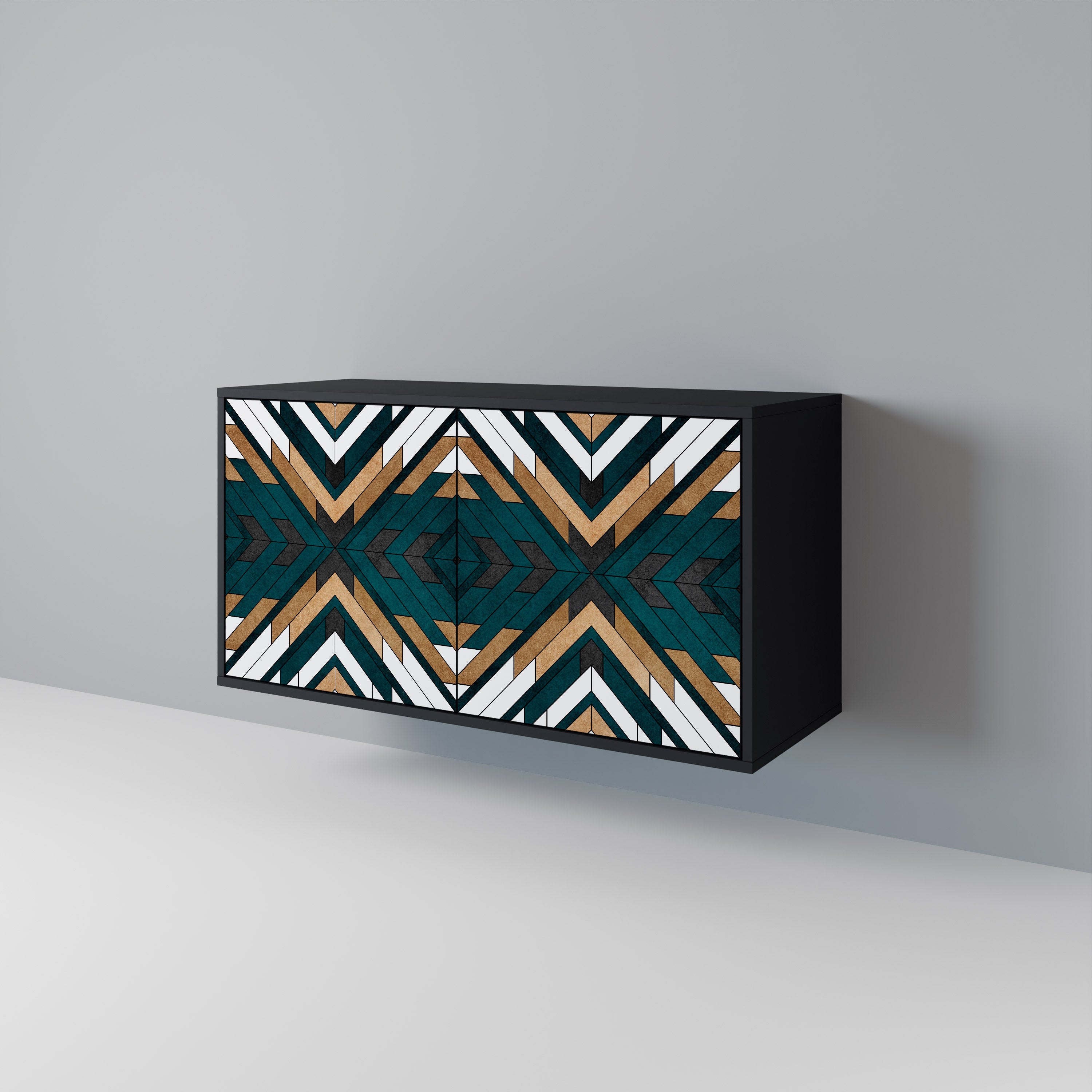 ARTISTIC GEOMETRY 2-Door Sideboard