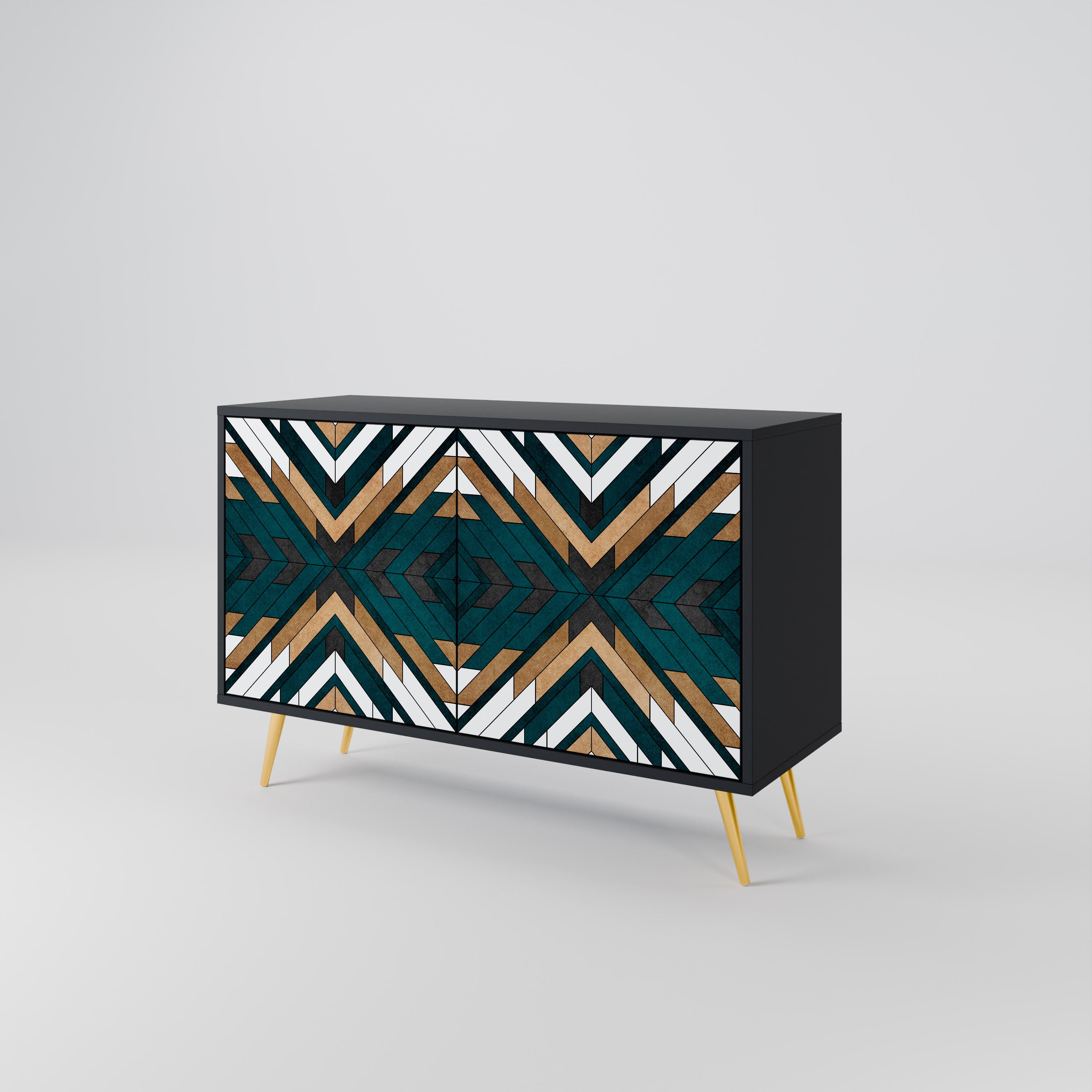 ARTISTIC GEOMETRY 2-Door Sideboard
