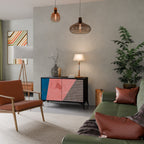 GLAMOROUS STRIPE Aparador de 2 Portas