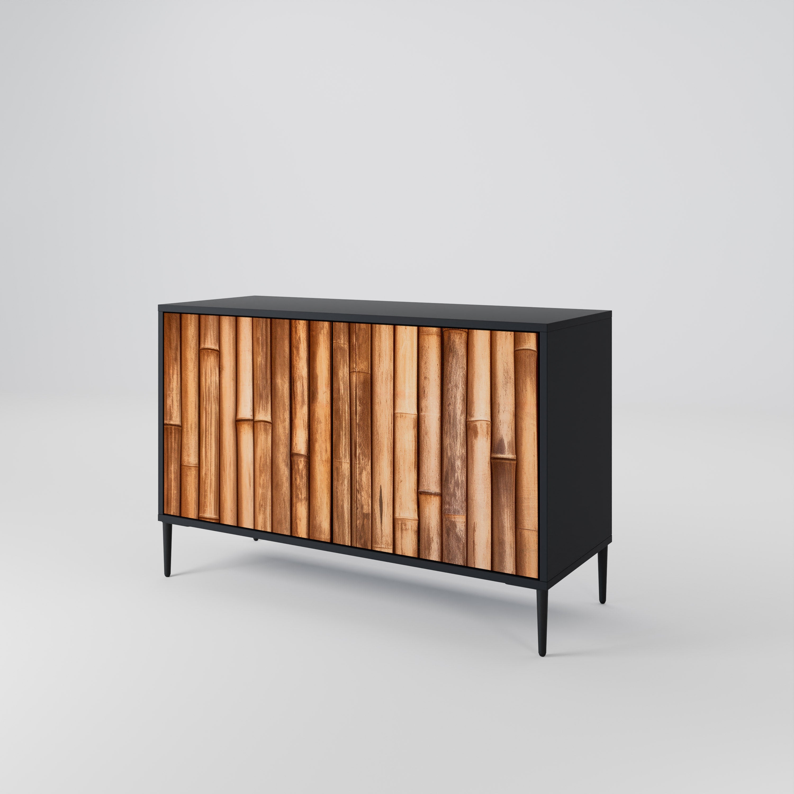 NATURAL WOOD 2-Door Sideboard