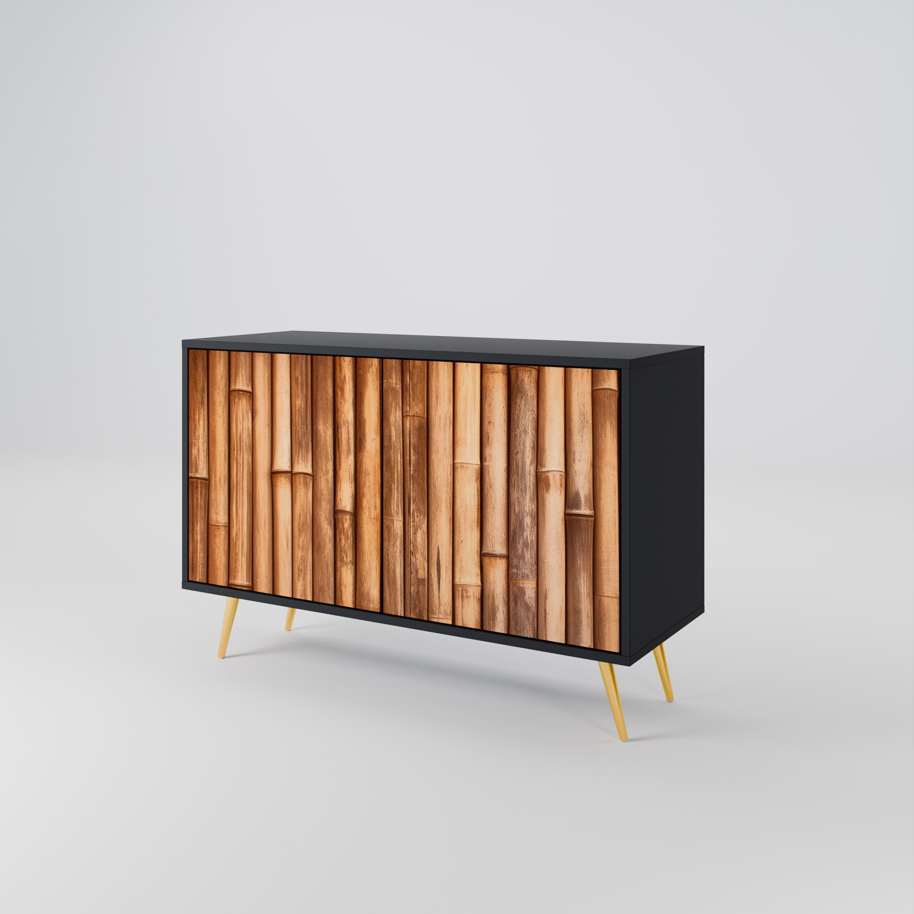 NATURAL WOOD 2-Door Sideboard