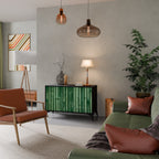 NATURAL GREEN 2-Door Sideboard