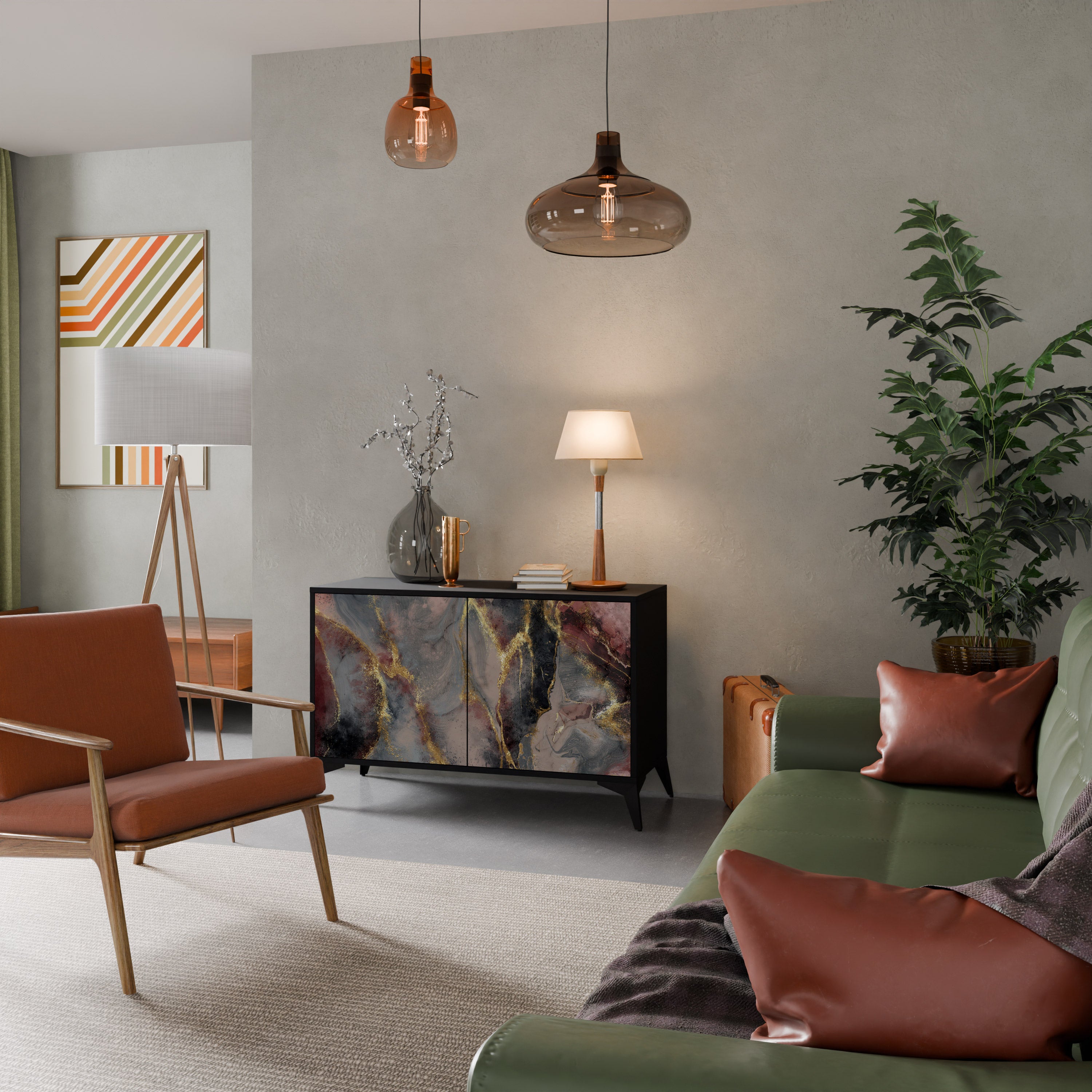 GOLDEN TIDES 2-Door Sideboard