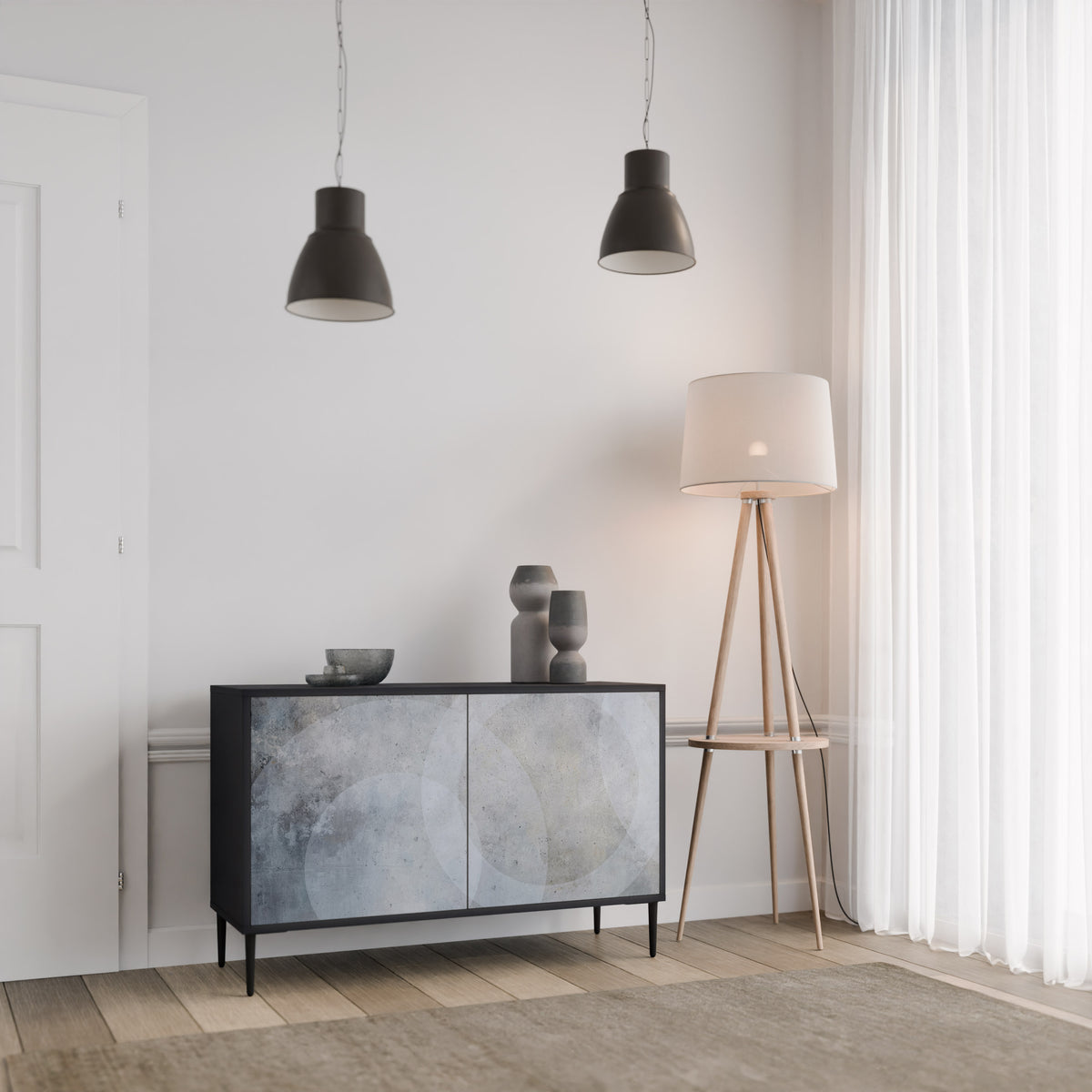 MUTED ARC Skänk med två dörrar