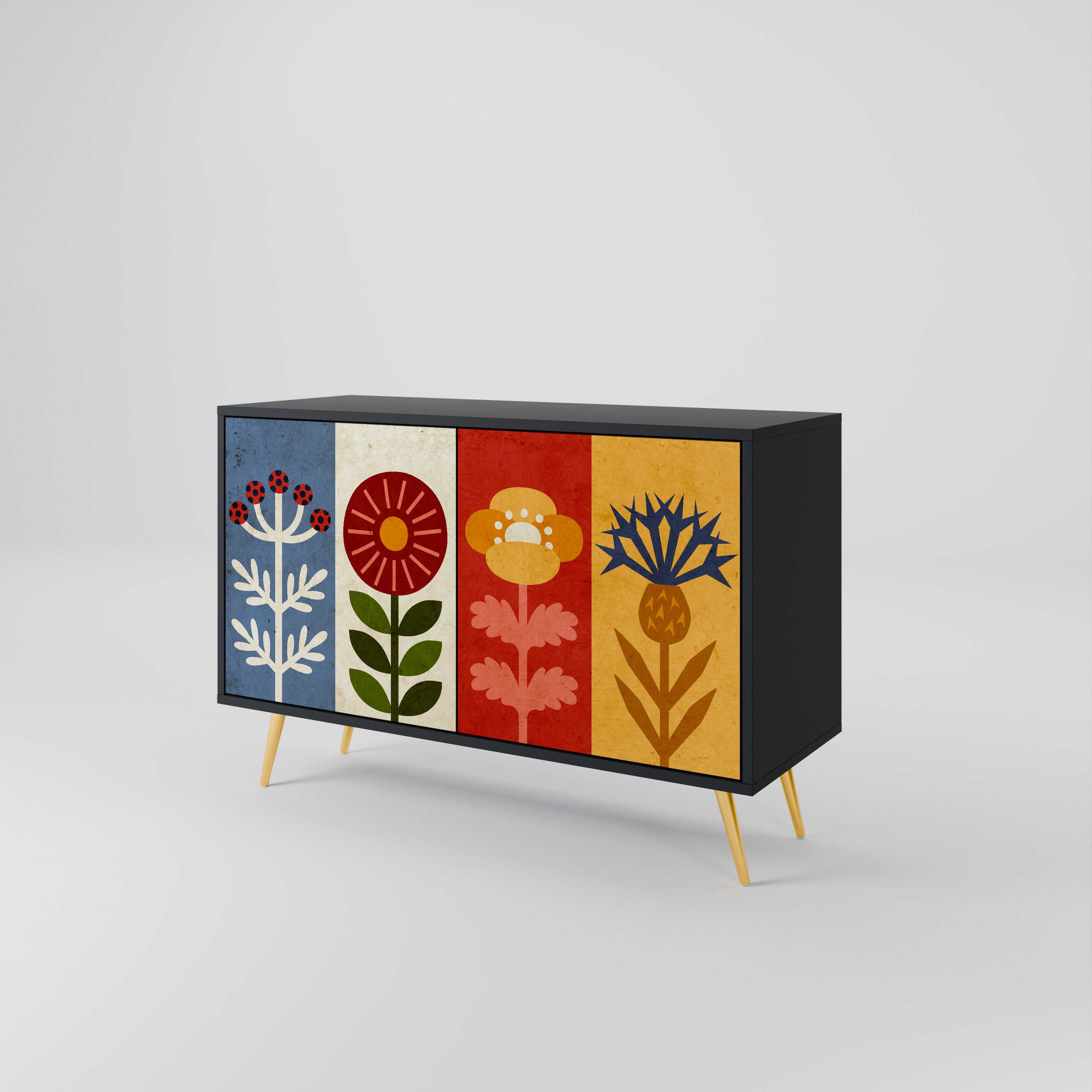 SCANDIC FLOWERET 2-Door Sideboard