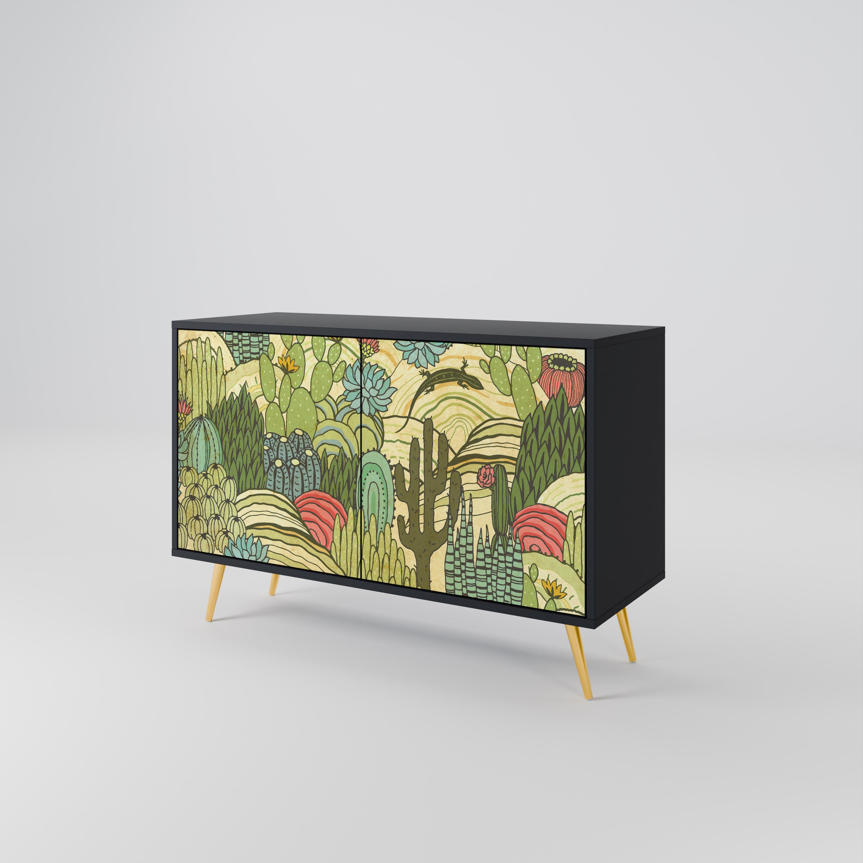 SUCCULENTS KALEIDOSCOPE 2-Door Sideboard