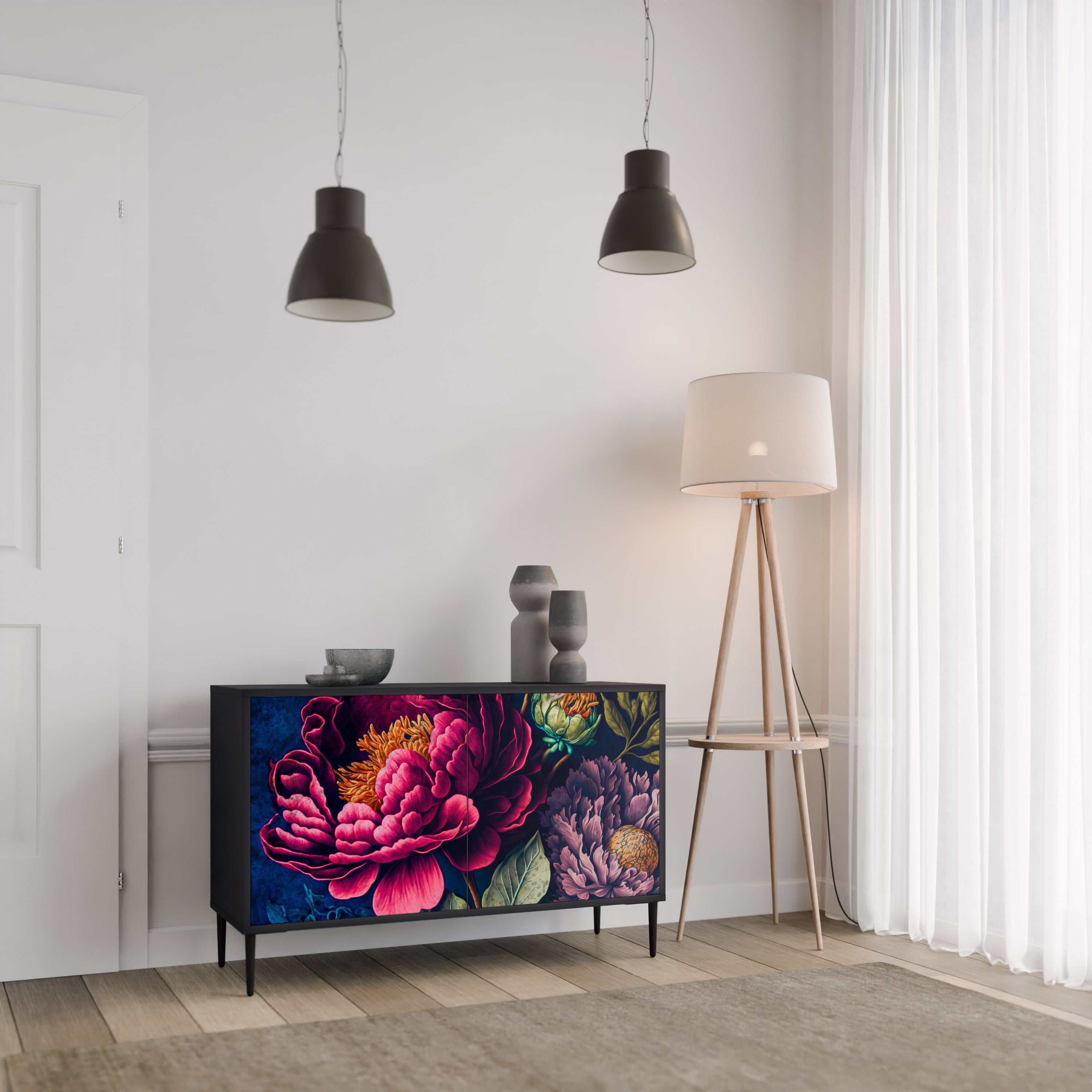 BLOOMING ELEGANCE 2-Door Sideboard