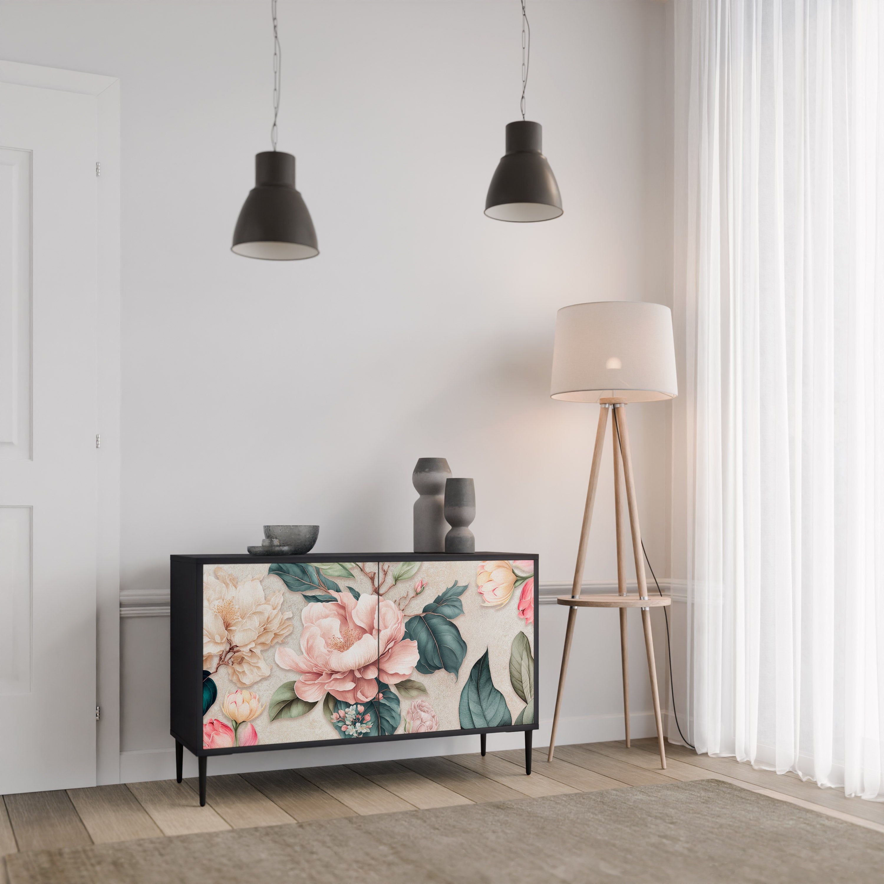 FLORAL GRACE 2-Door Sideboard