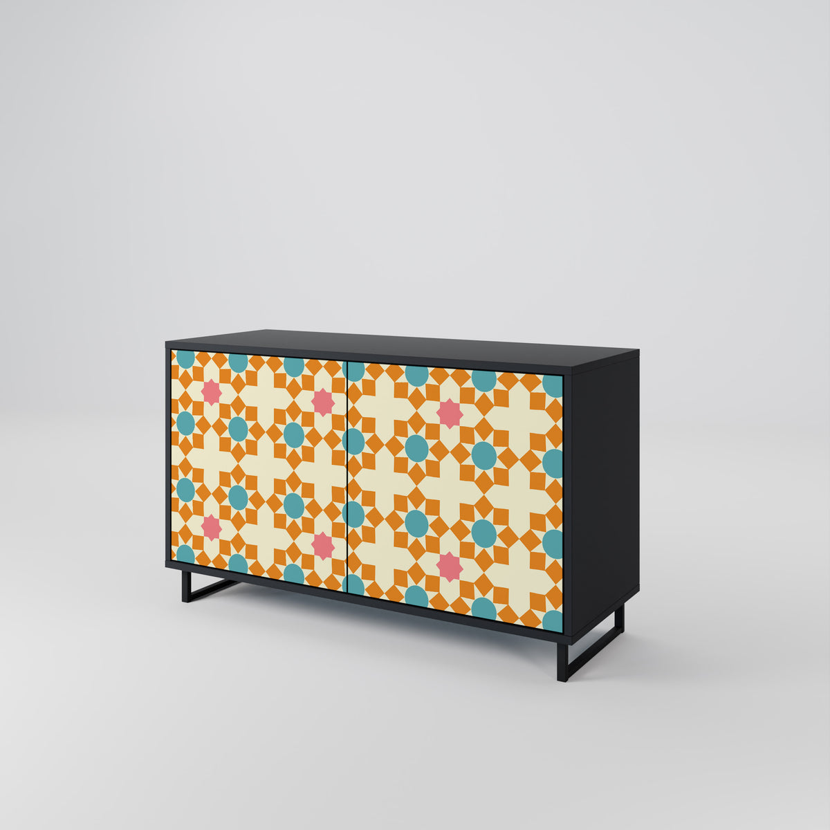 FLORAL DECOR Μπουφές 2-θυρών