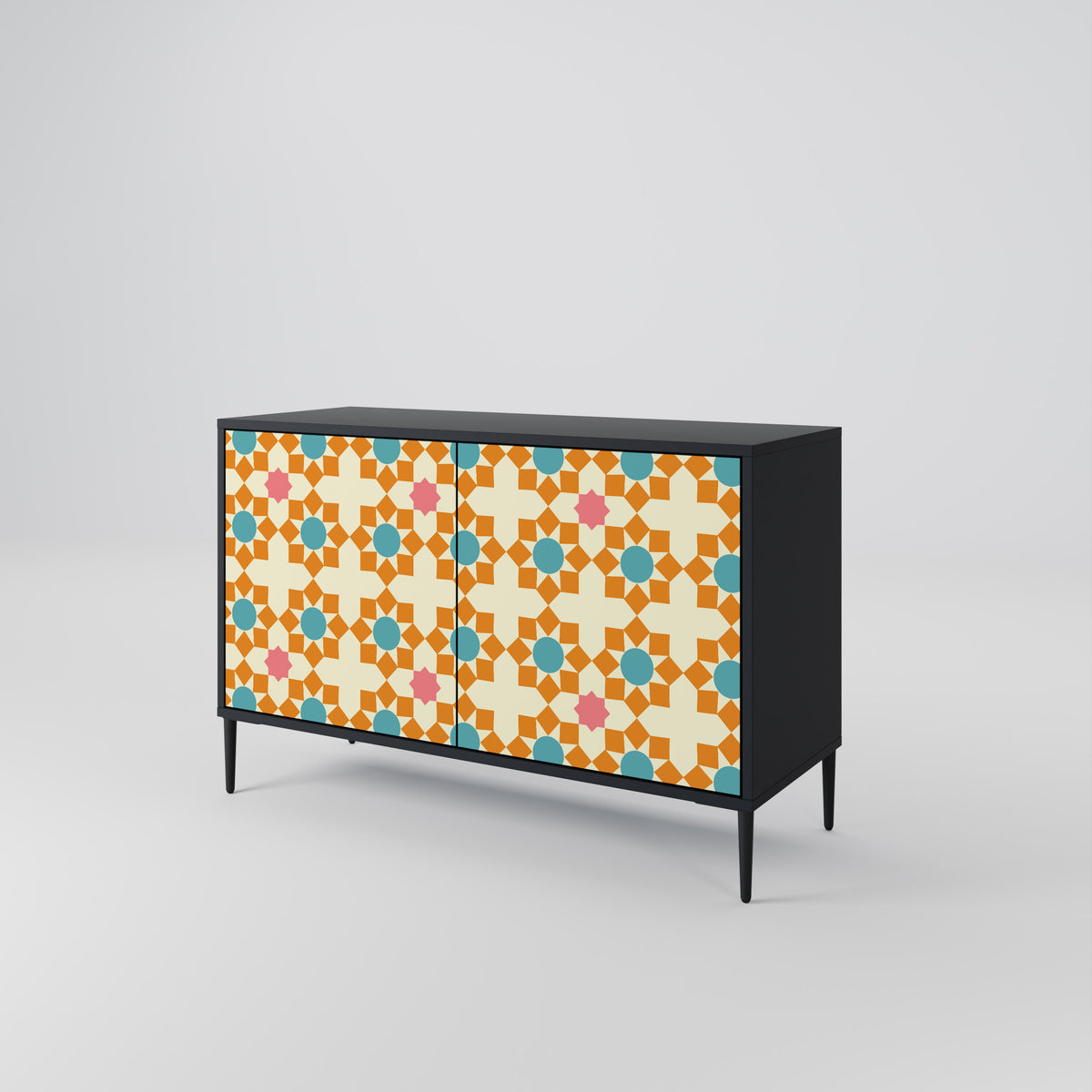 FLORAL DECOR Μπουφές 2-θυρών
