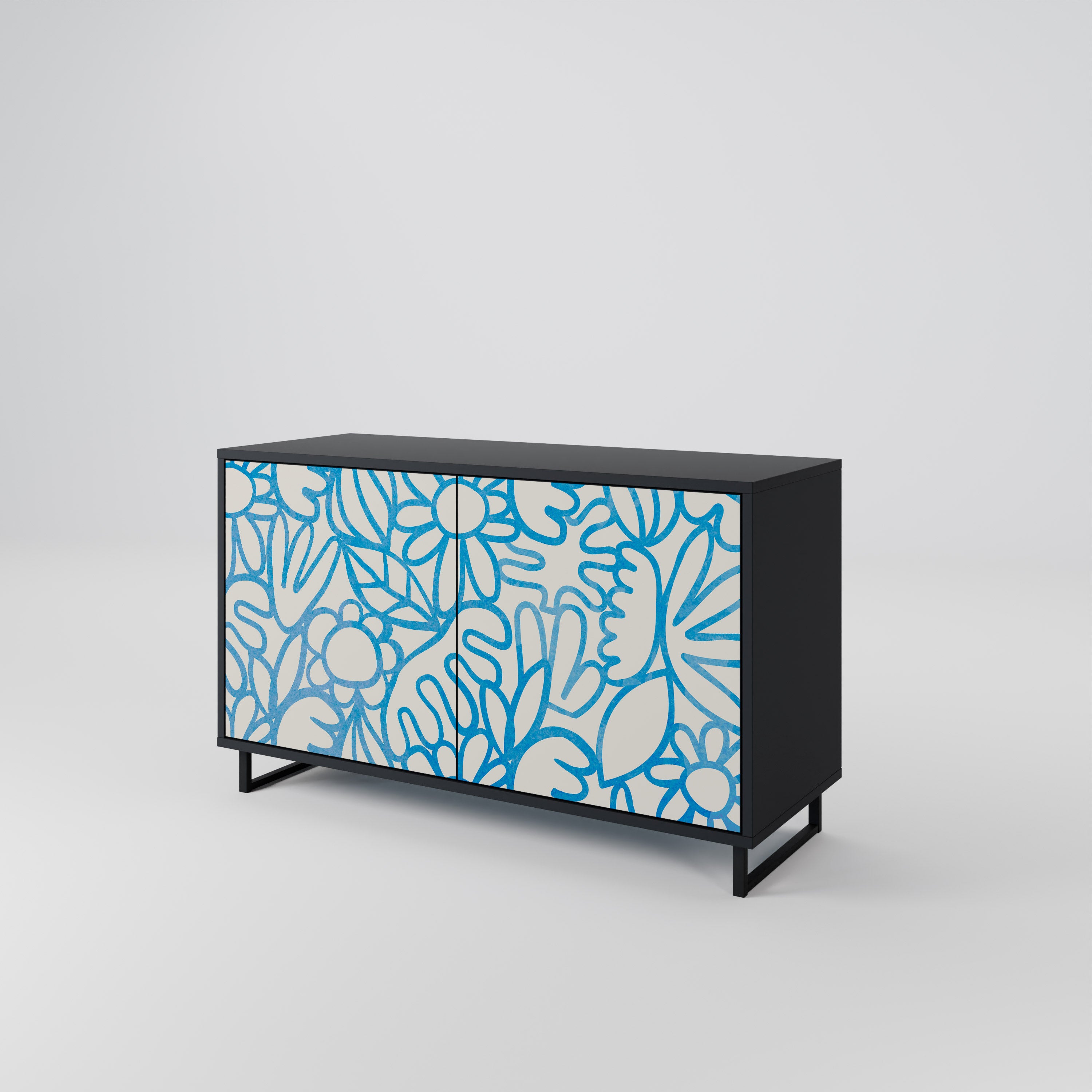 BLOOMY MORNING 2-Door Sideboard