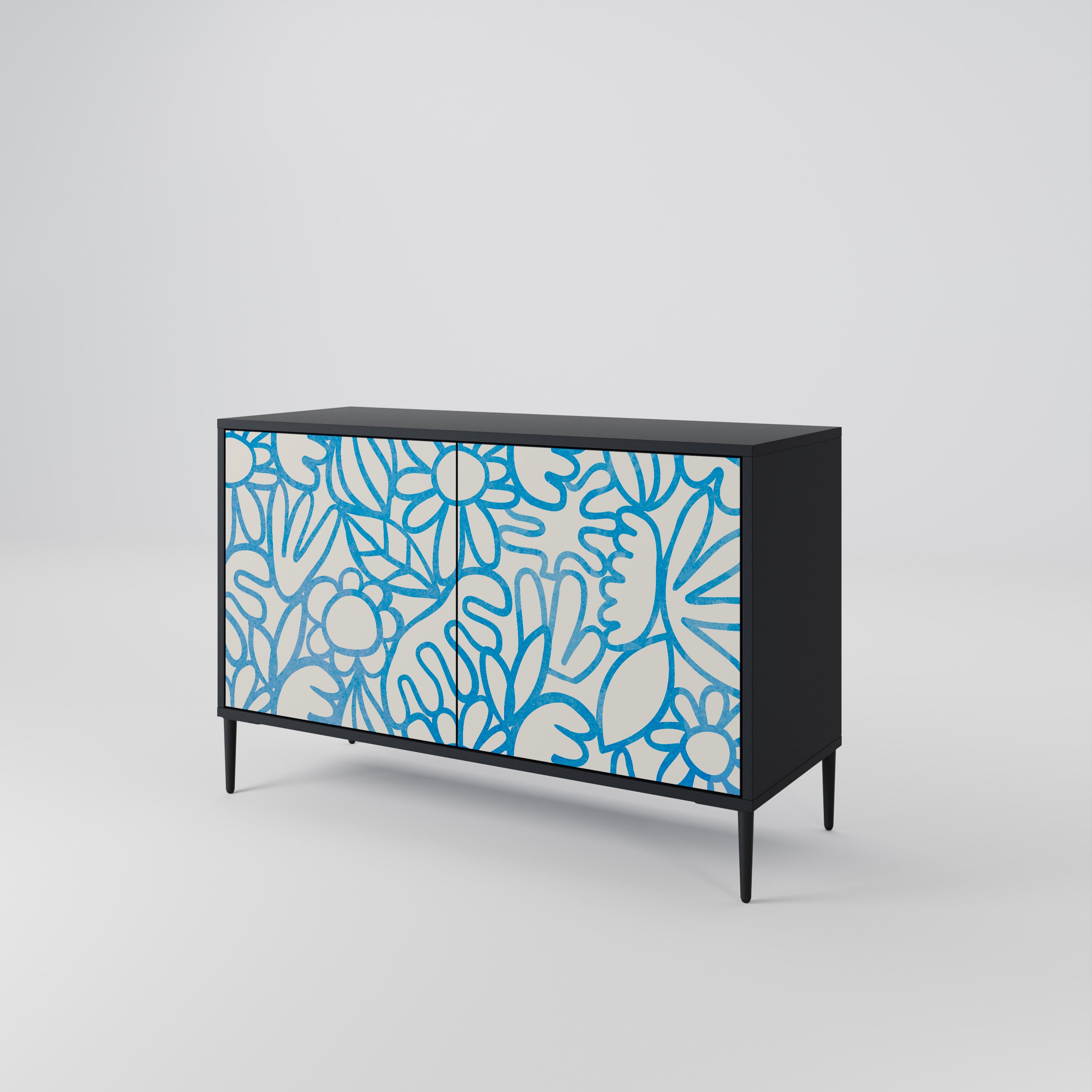 BLOOMY MORNING 2-Door Sideboard