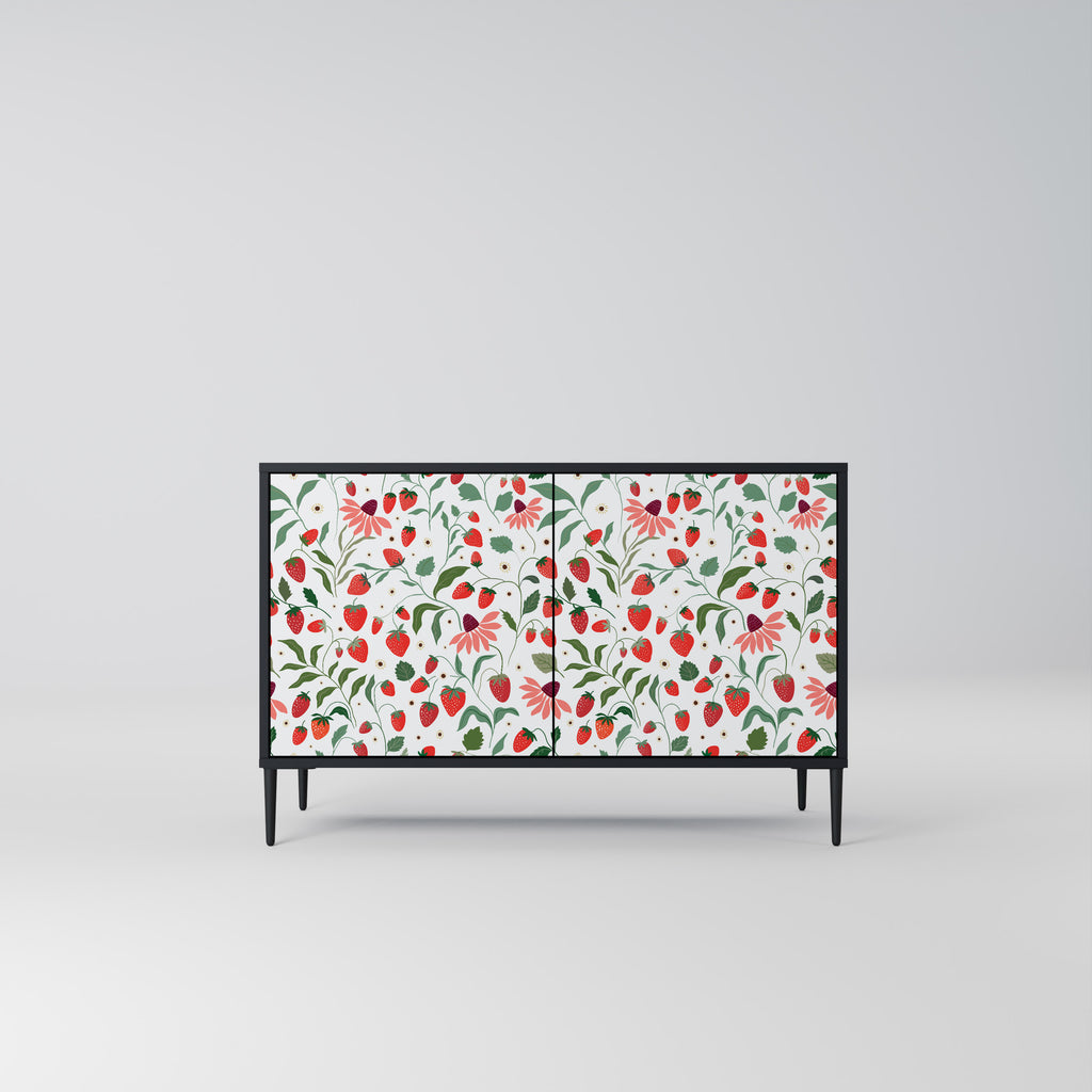 FLOWERS AND STRAWBERRIES 2-türiges Sideboard