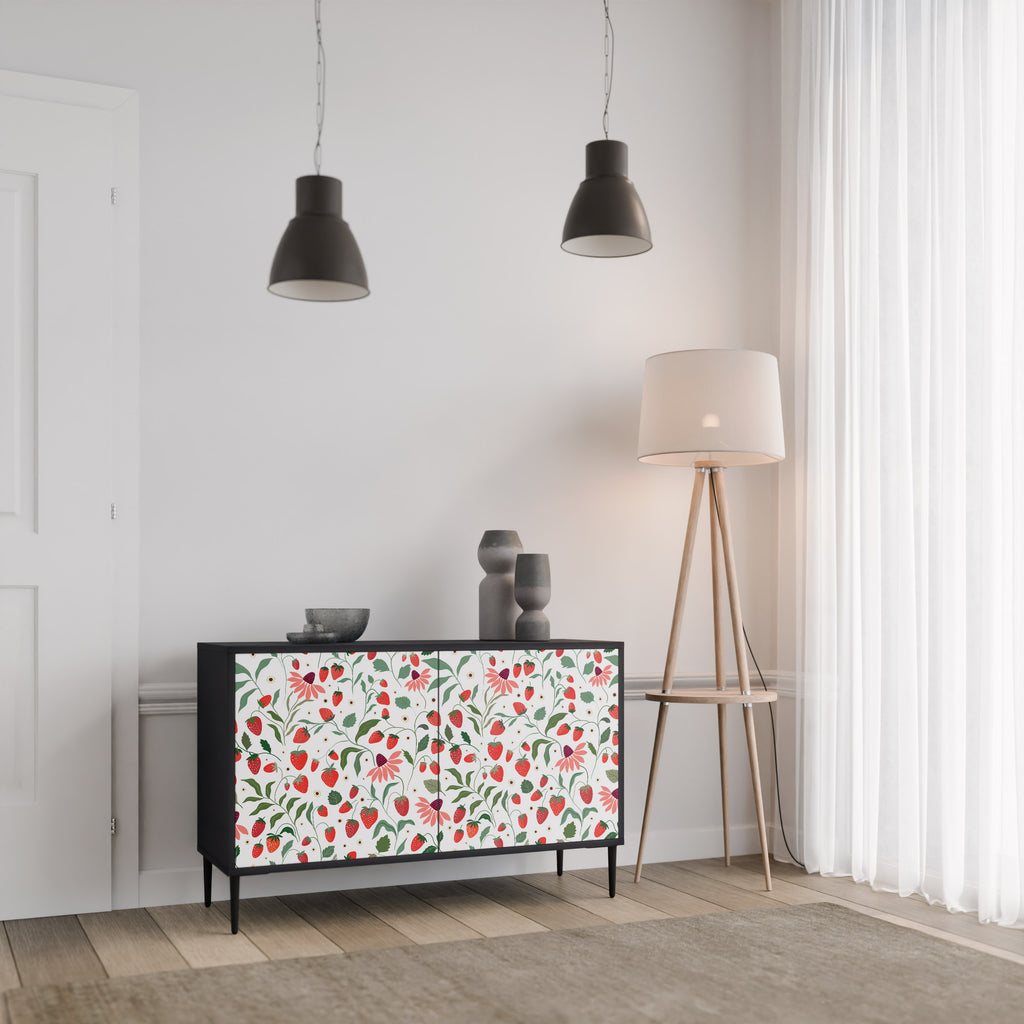 FLOWERS AND STRAWBERRIES 2-türiges Sideboard