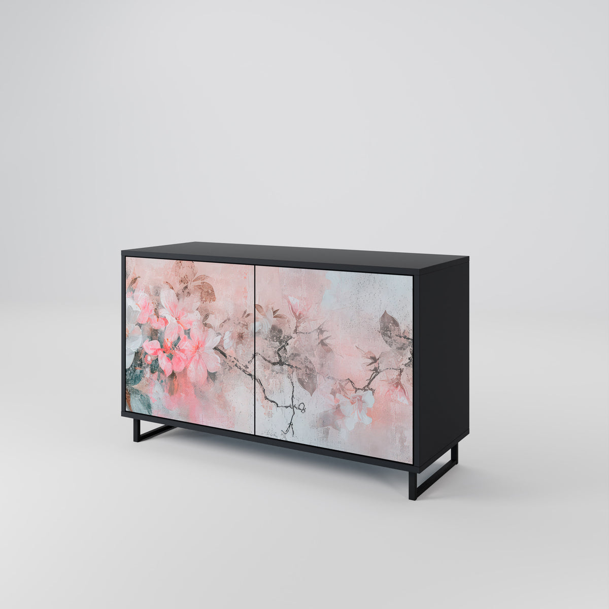 CHERRY BLOSSOM Skänk med två dörrar