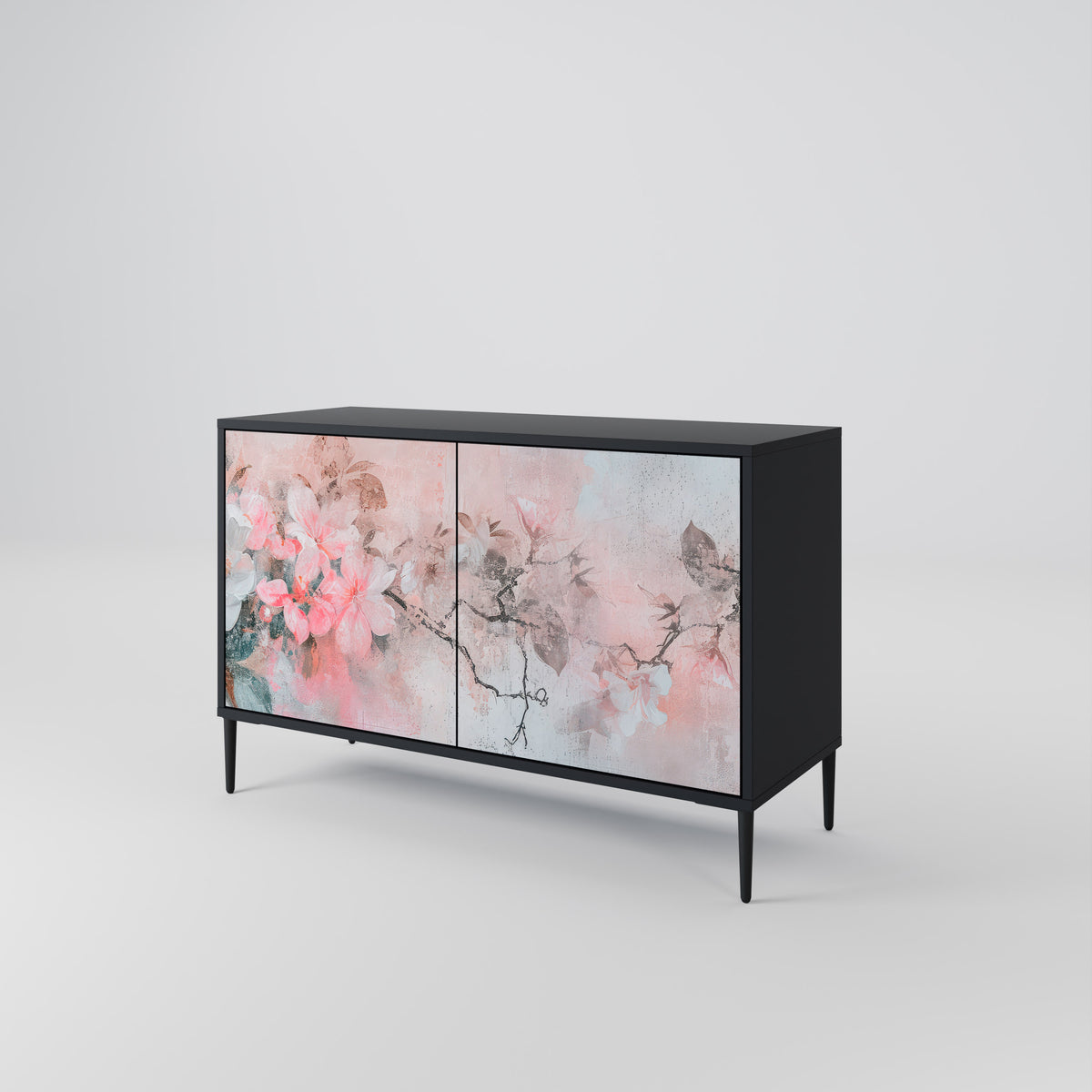 CHERRY BLOSSOM Skänk med två dörrar