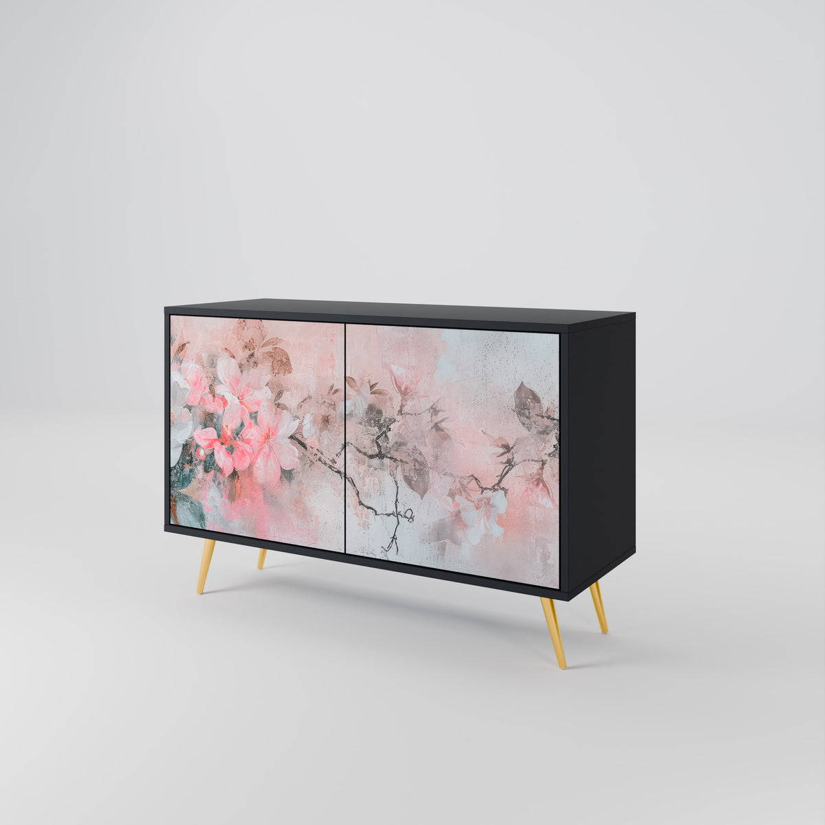 CHERRY BLOSSOM Skänk med två dörrar