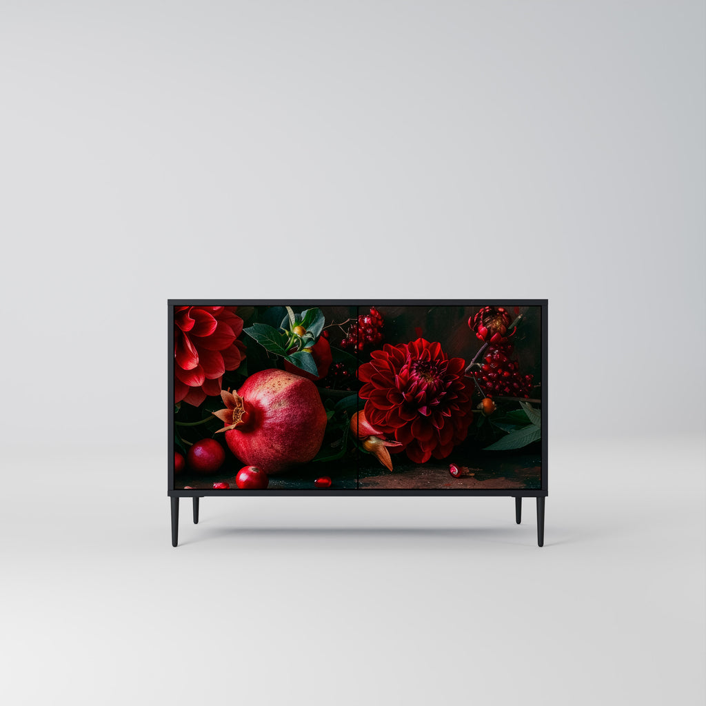 DAHLIAS AND POMEGRANATES 2-türiges Sideboard