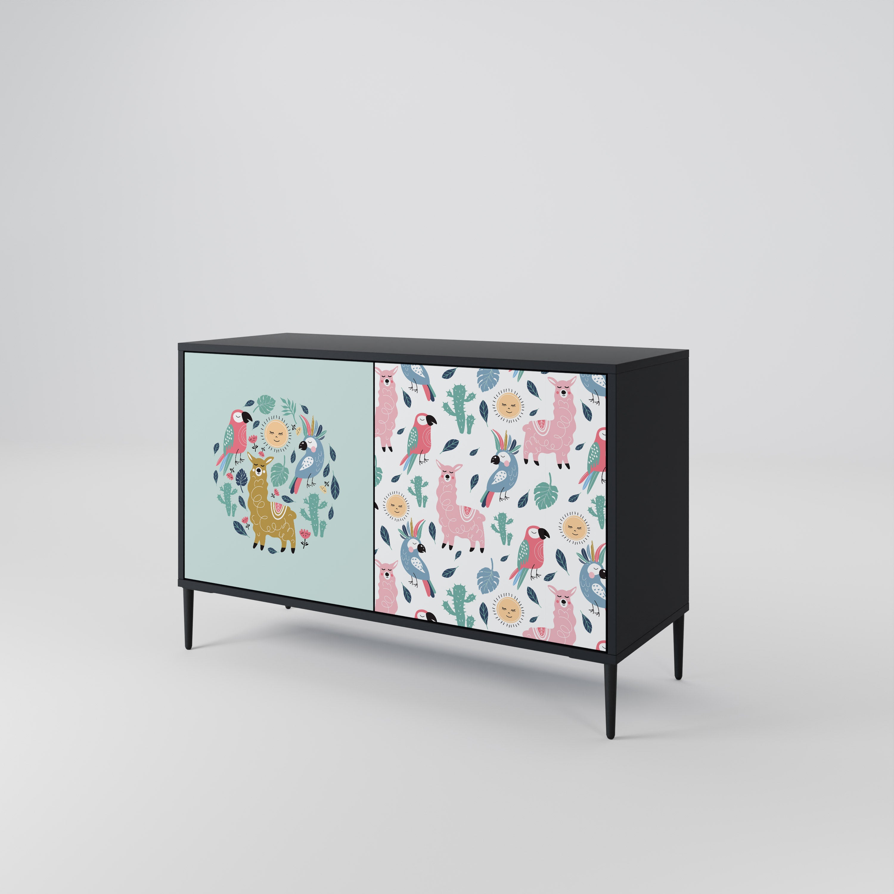 COLORFUL ALPACAS 2-Door Sideboard