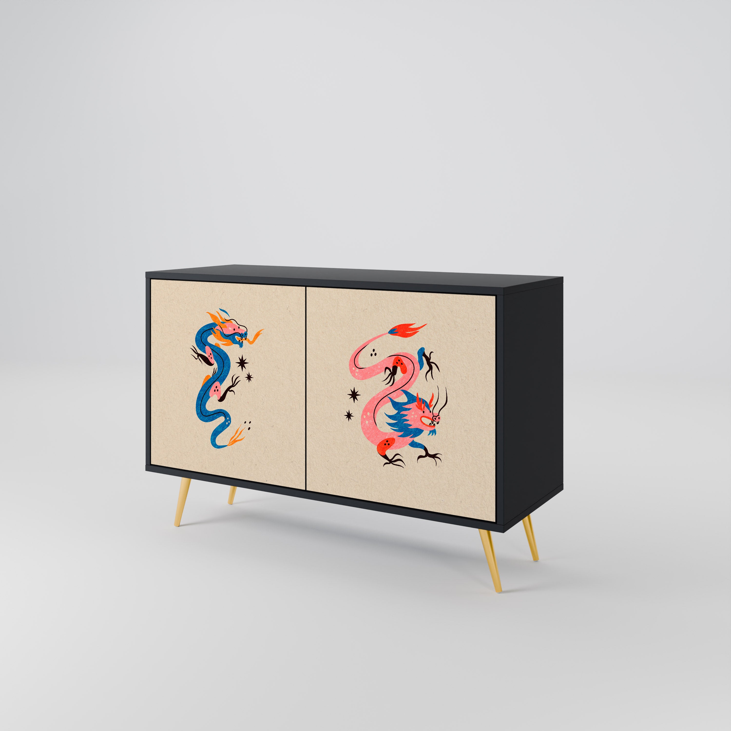 MYTHOLOGICAL CREATURES 2-Door Sideboard
