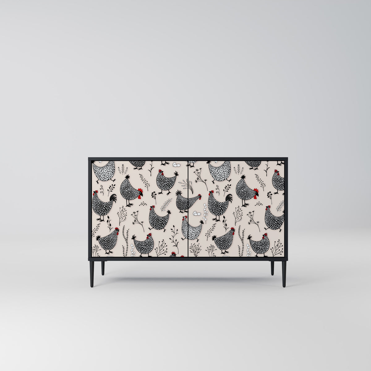 HAPPY HENS 2-Door Sideboard