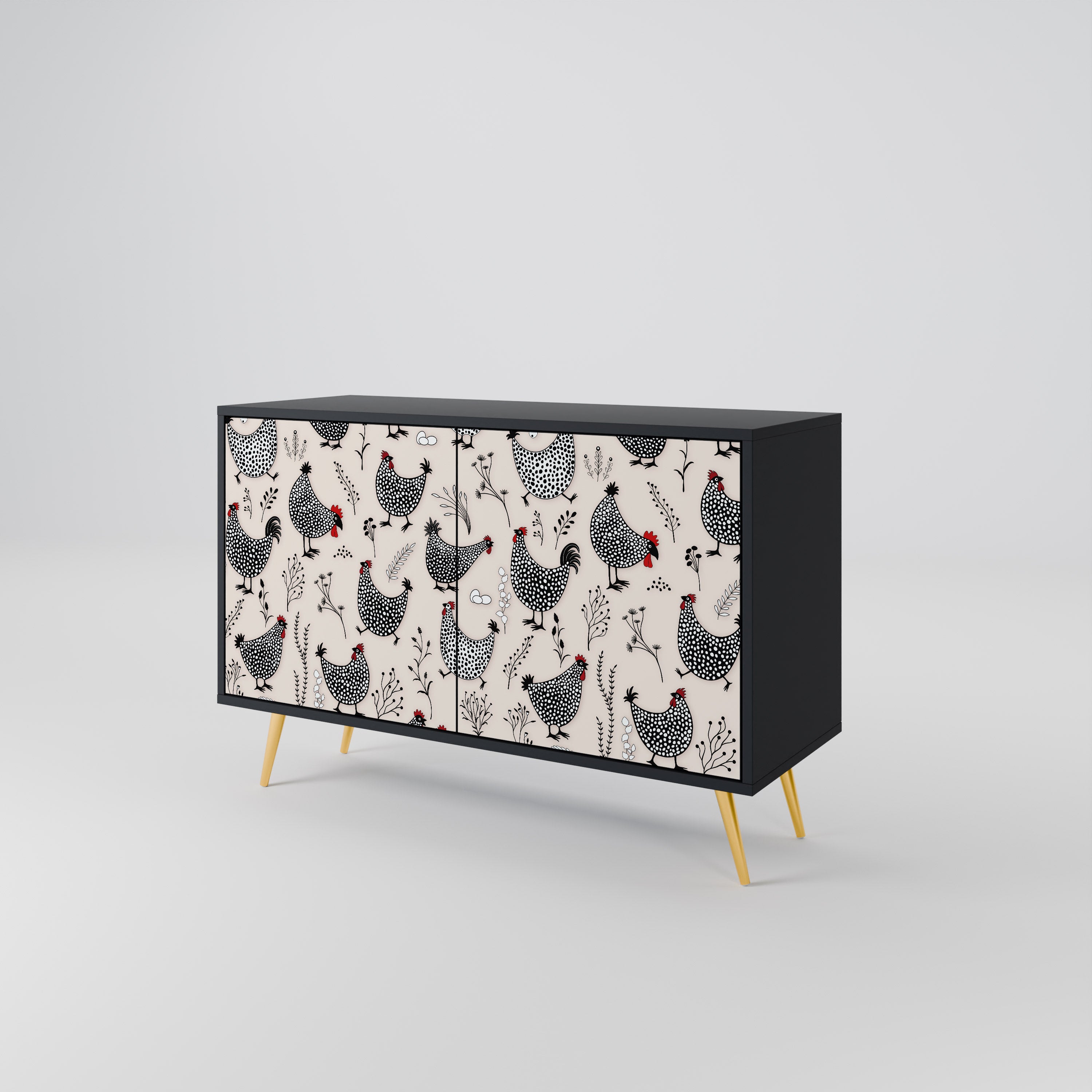 HAPPY HENS 2-Door Sideboard