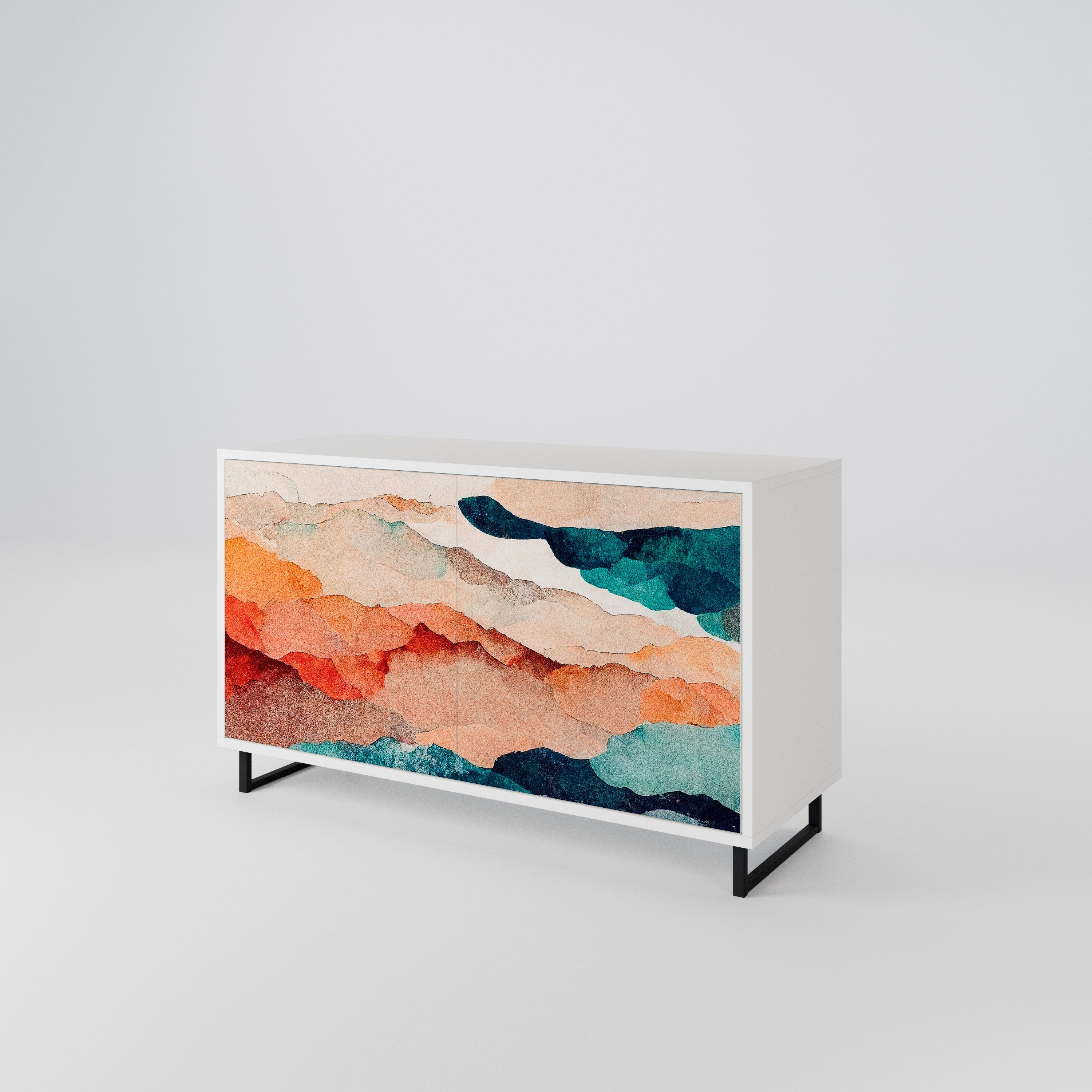 ABSTRACT LANDSCAPE 2-Door Sideboard