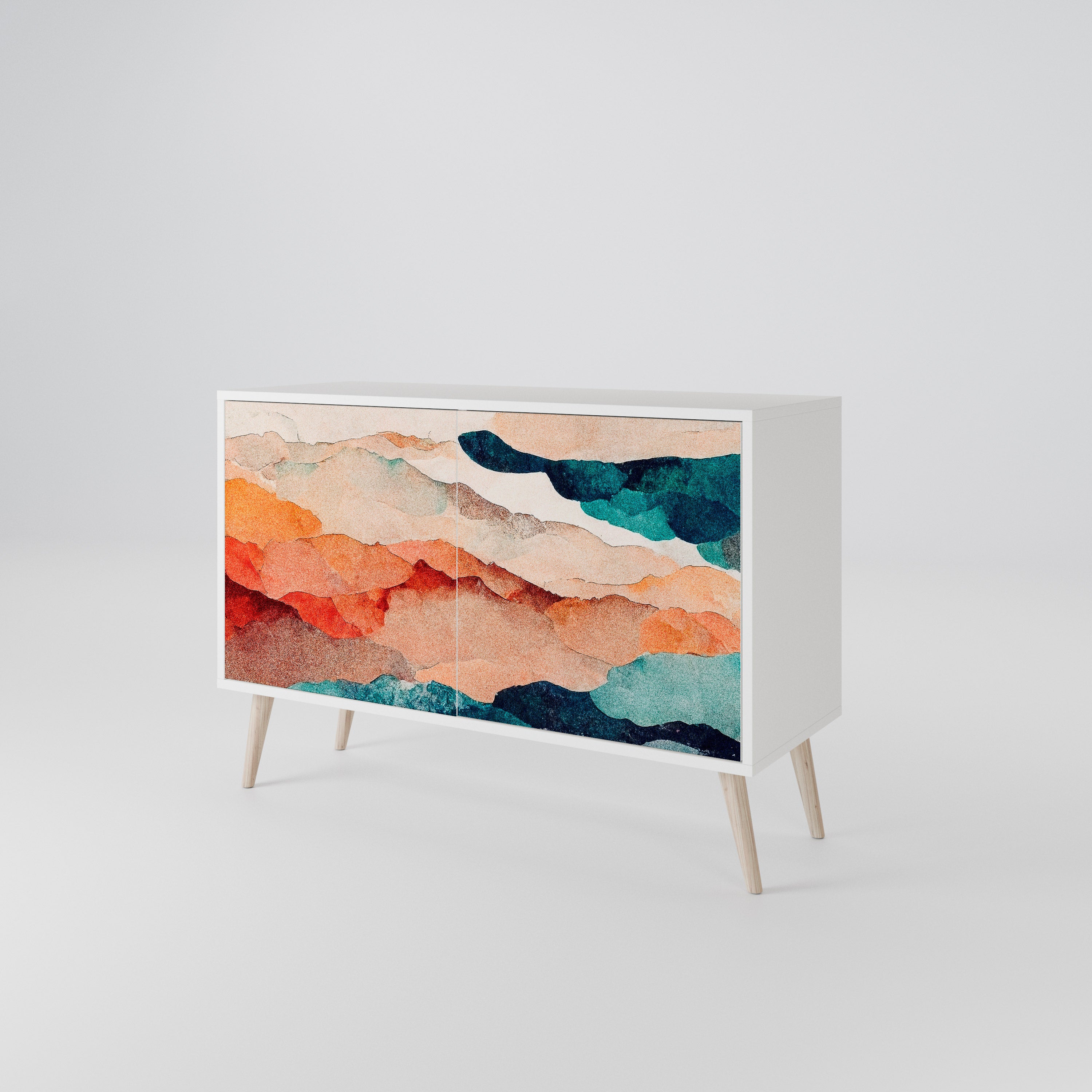 ABSTRACT LANDSCAPE 2-Door Sideboard