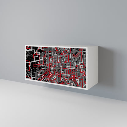 BROKEN LINES 2-Door Sideboard