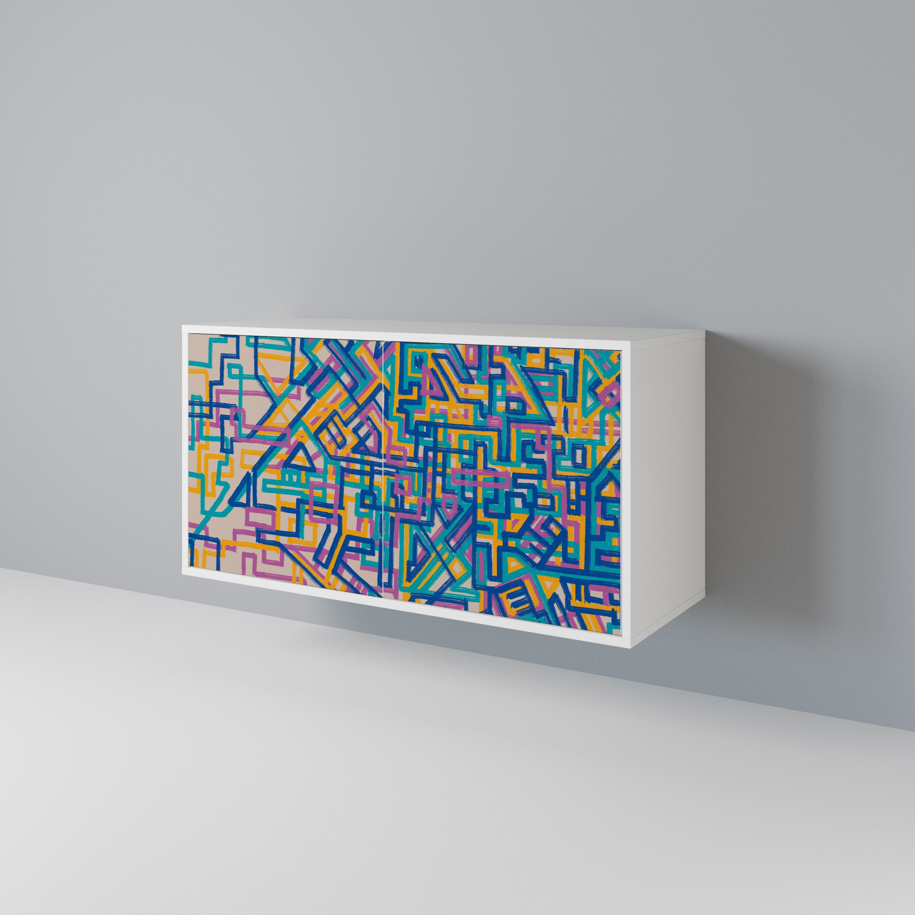 MEMORIES MAP Μπουφές 2-θυρών