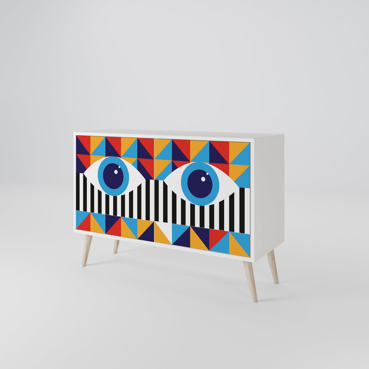 ABSTRACTION AND GEOMETRY 2-Door Sideboard