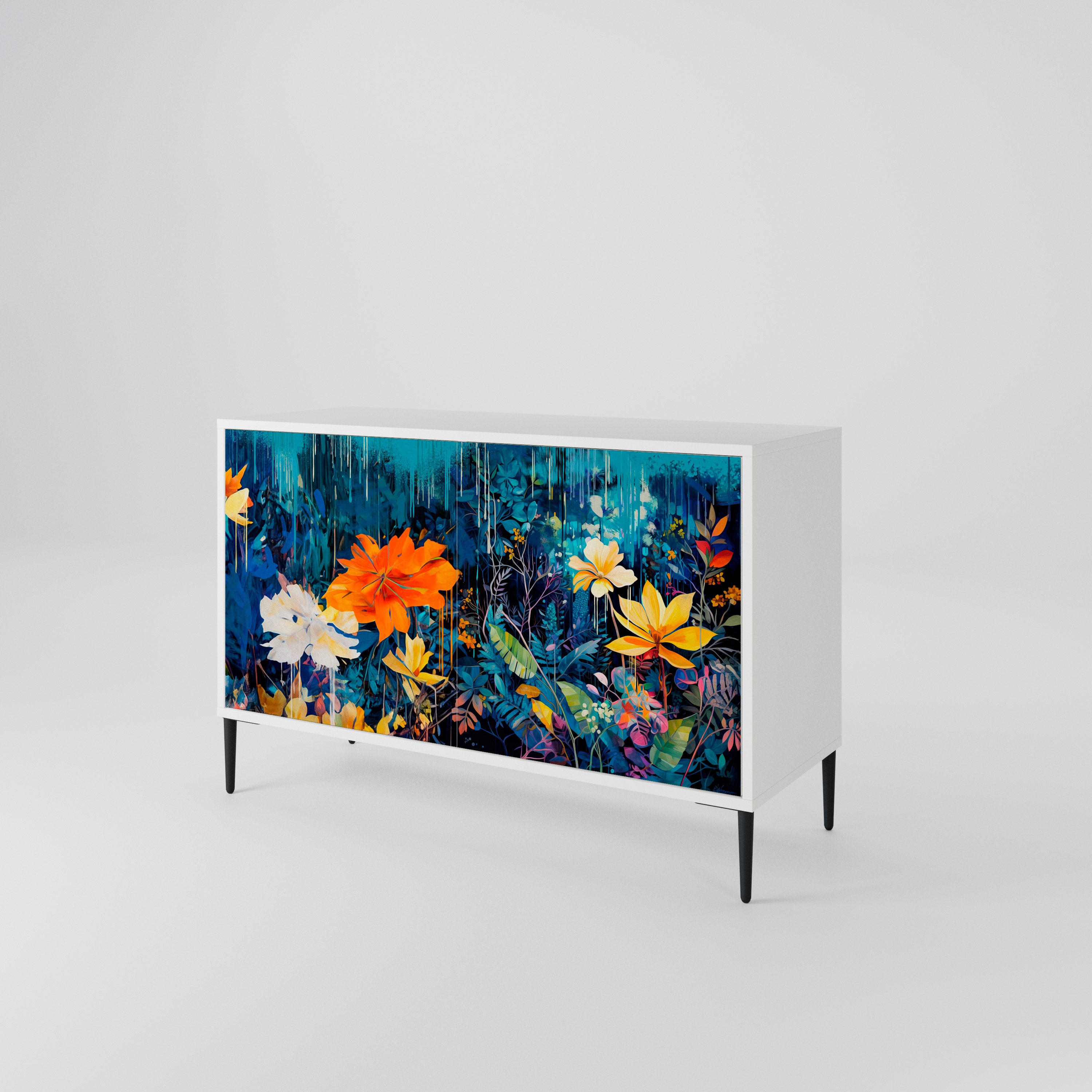 MIDNIGHT BLOSSOM 2-Door Sideboard