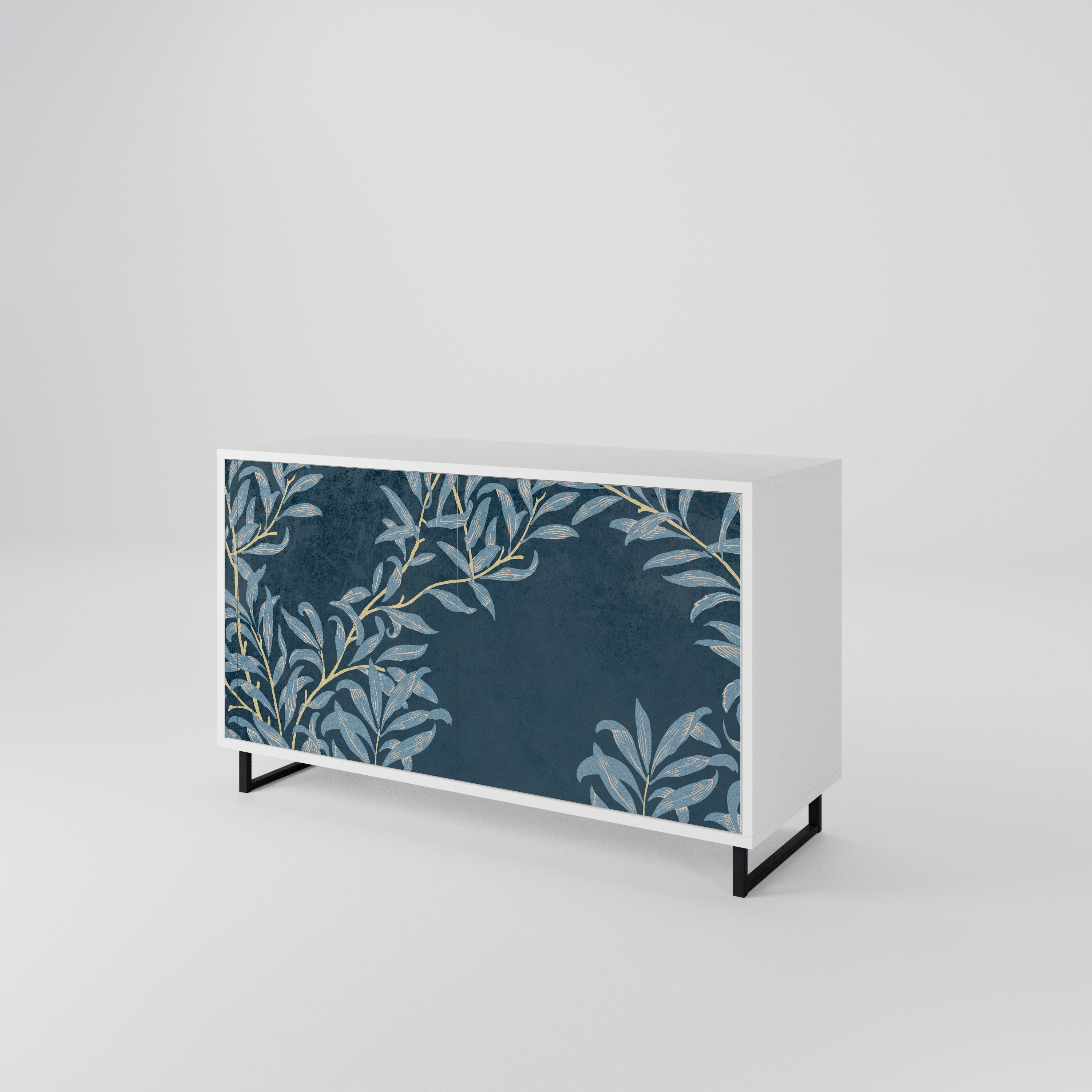 BLUE LEAVES 2-Door Sideboard