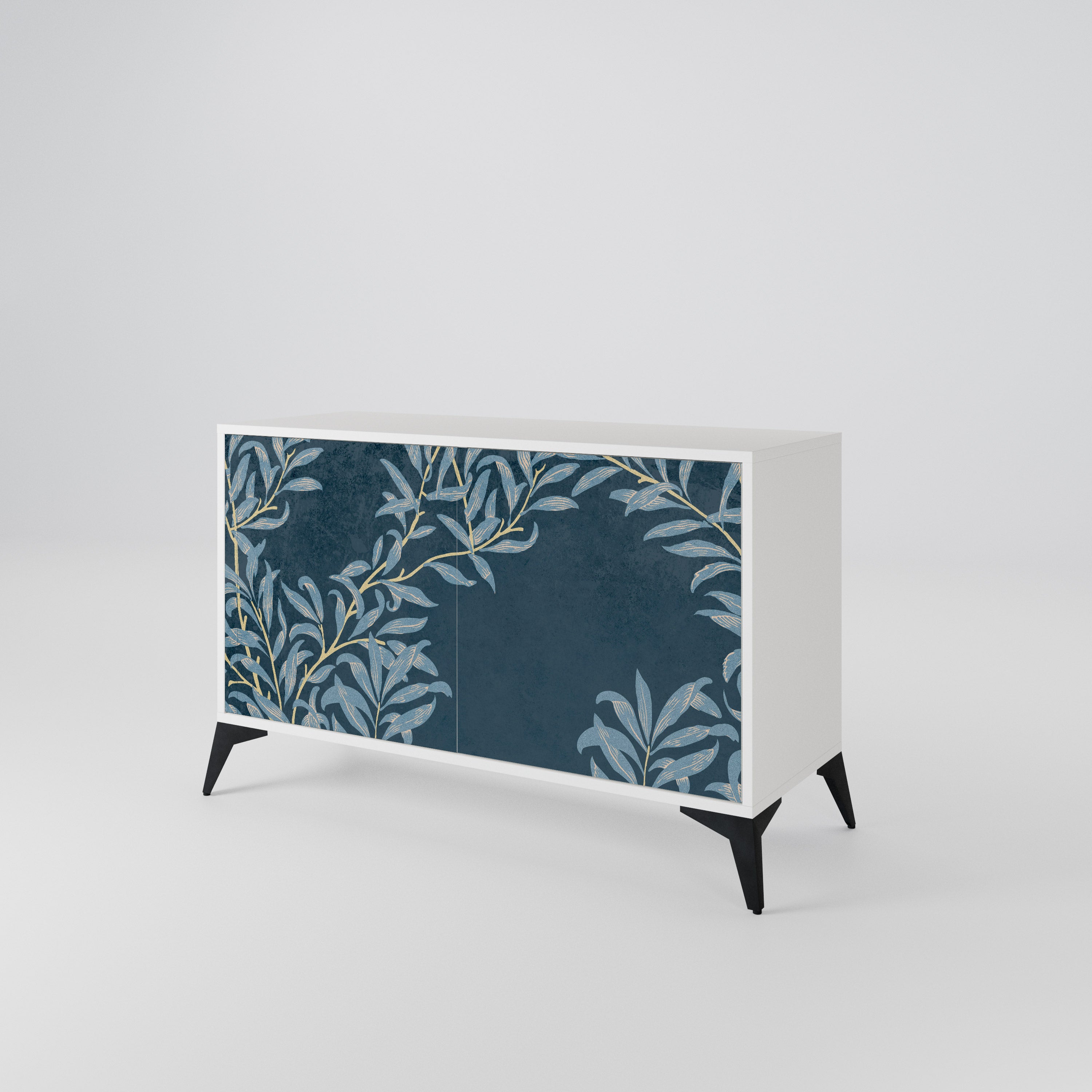 BLUE LEAVES 2-Door Sideboard