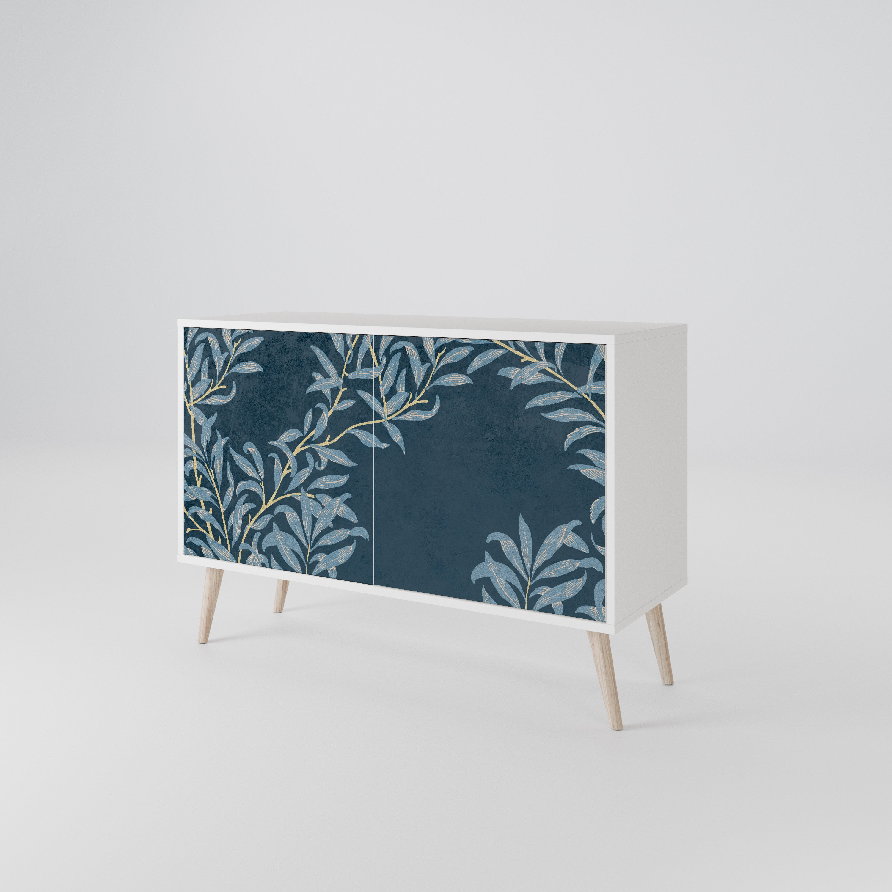 BLUE LEAVES 2-Door Sideboard